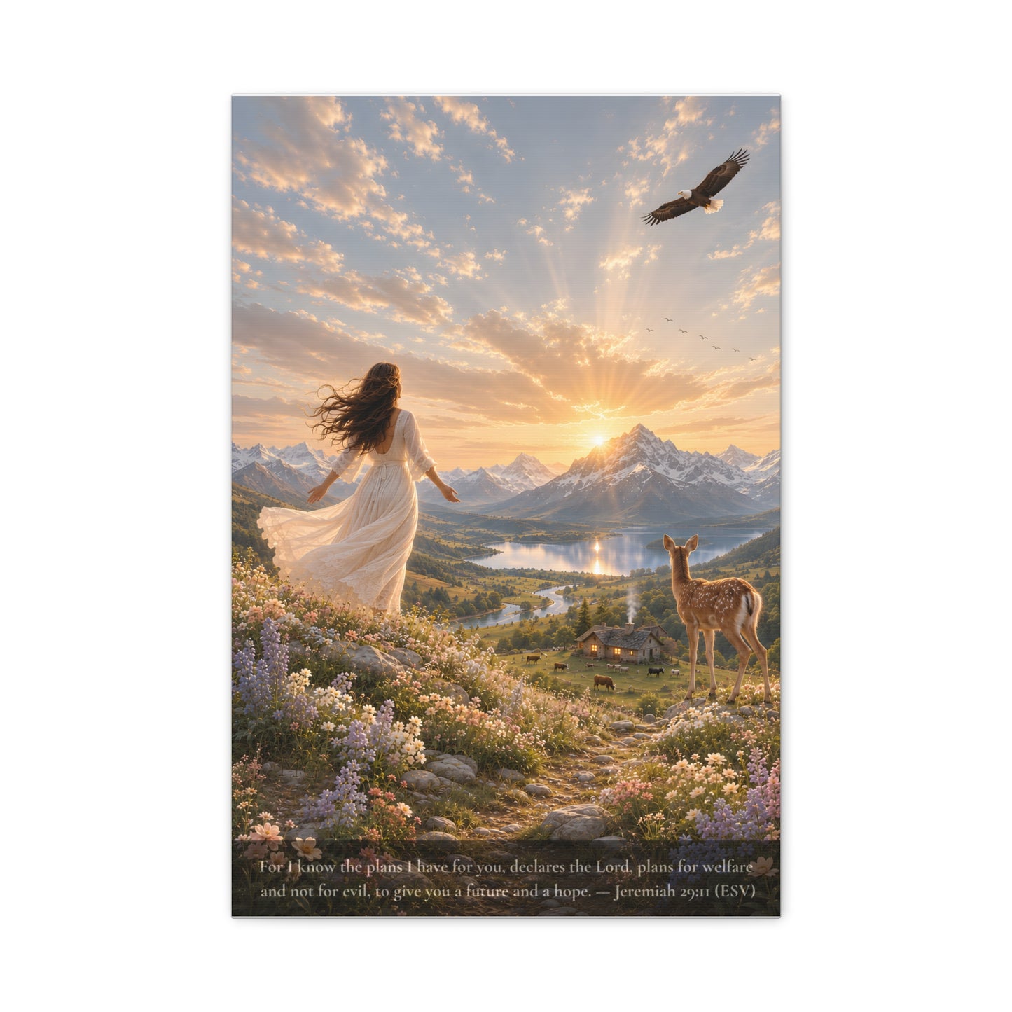 A Future and a Hope — Classic Canvas Wall Art | Jeremiah 29:11