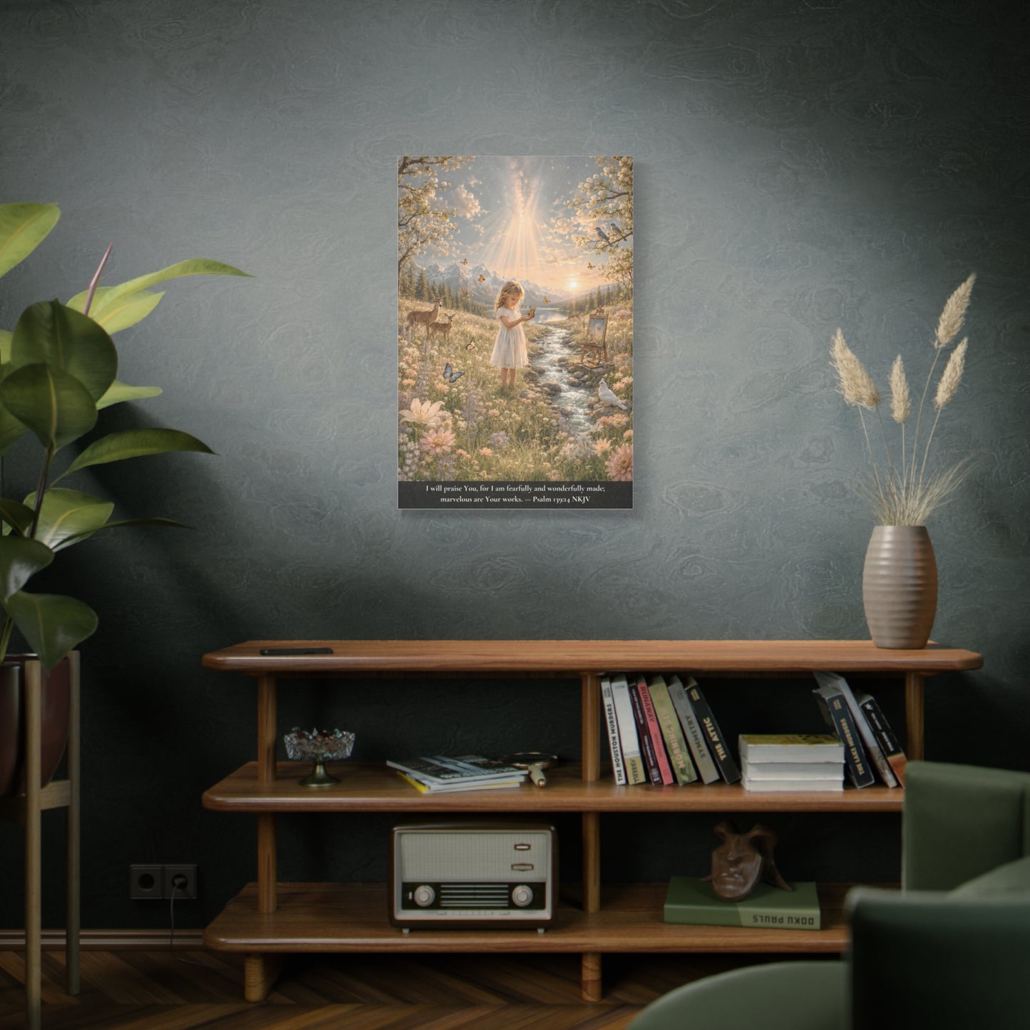 Fearfully and Wonderfully Made — Psalm 139:14 | Classic Christian Canvas Art