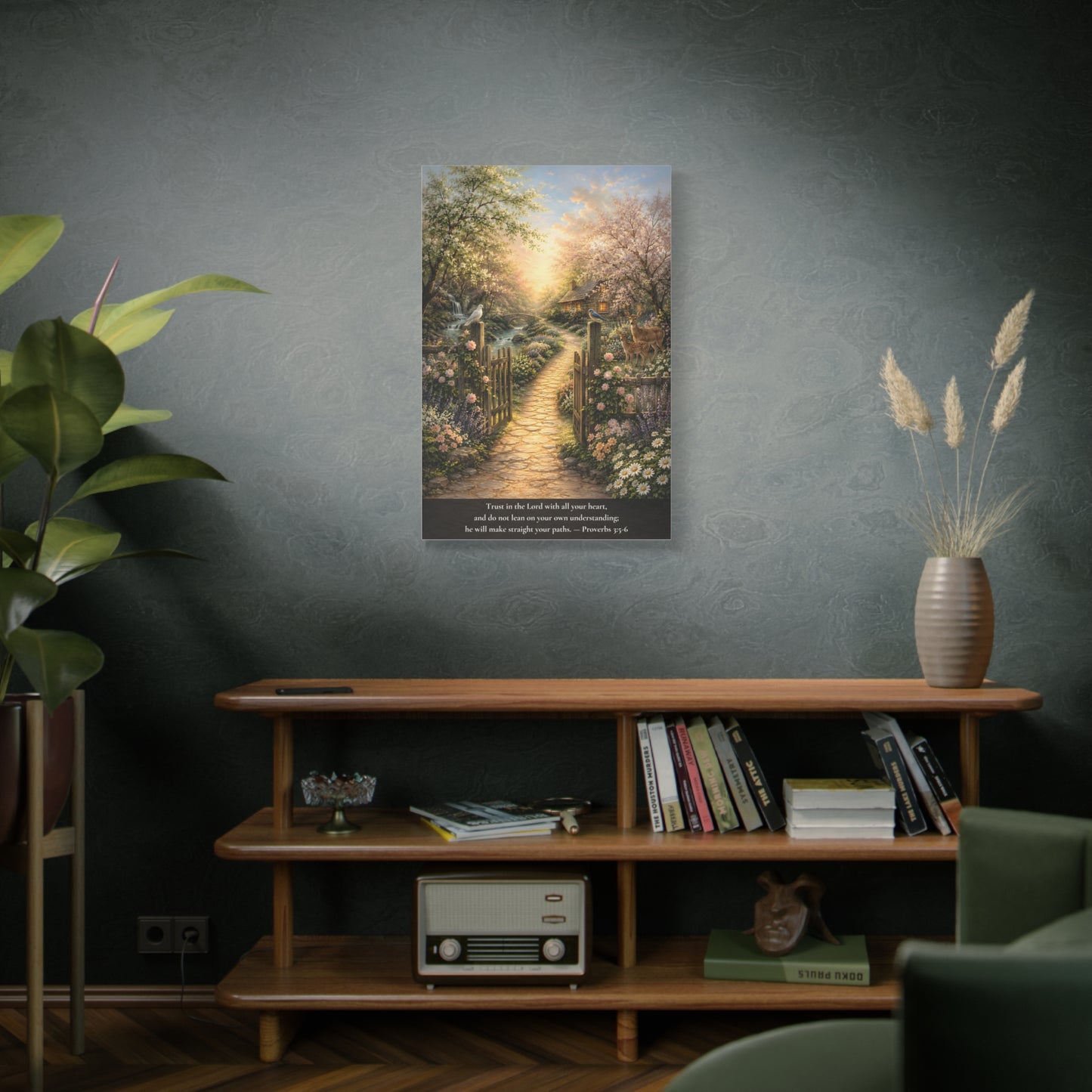 Trust in the Lord — Proverbs 3:5-6 — Classic Edition — Christian Canvas Wall Art