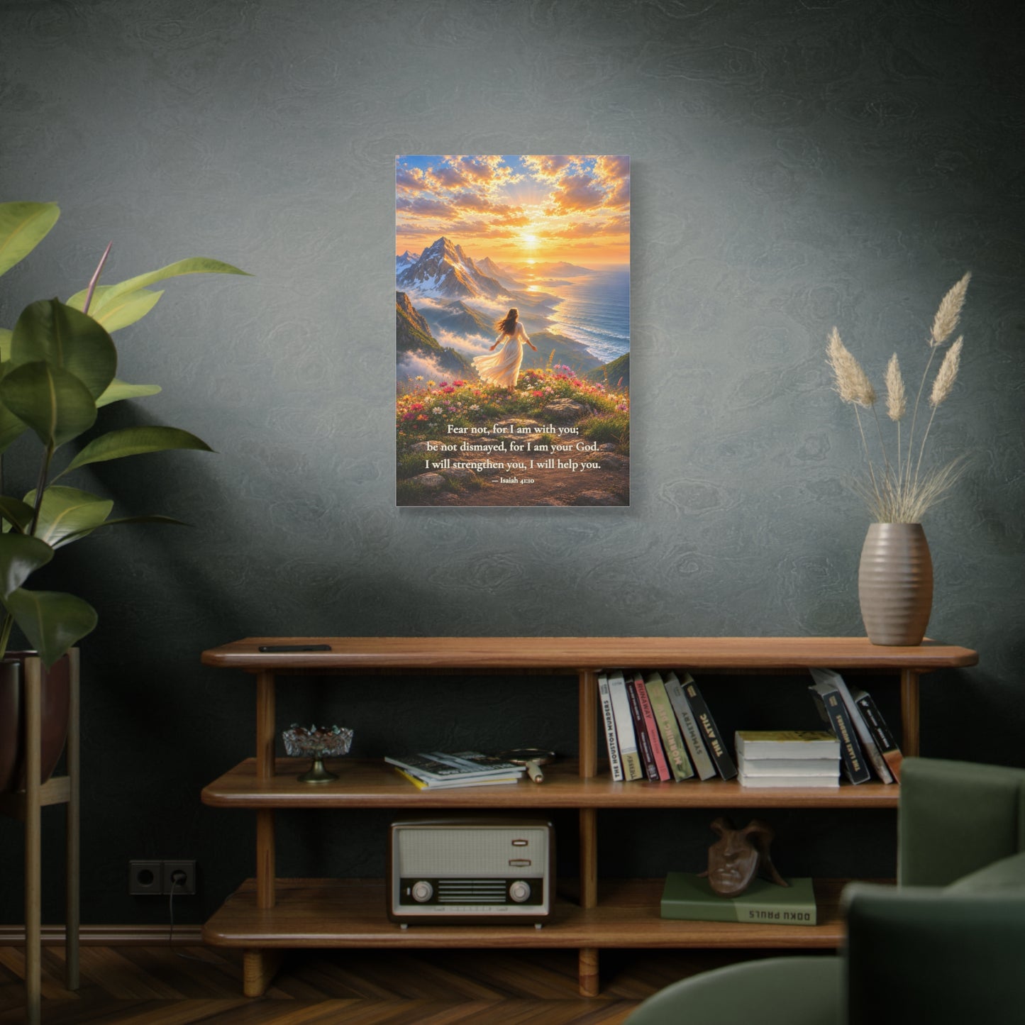 Fear Not, I Am With You — Isaiah 41:10 | Quiet Grace Canvas Wall Art