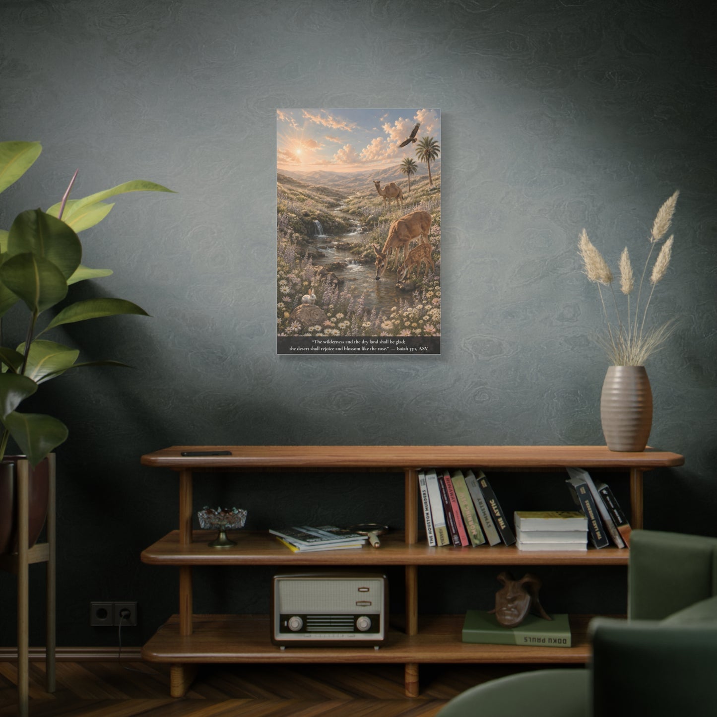 The Desert Shall Rejoice — Classic Canvas Wall Art | Isaiah 35:1