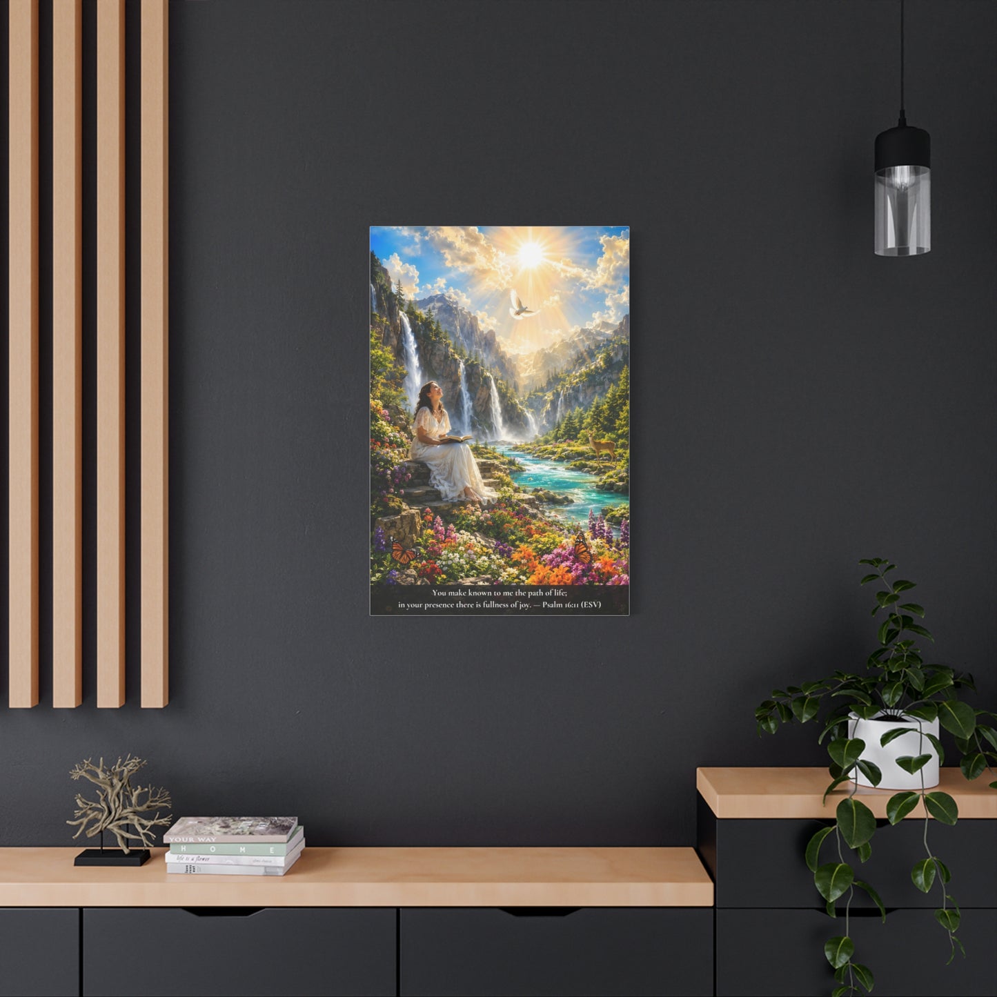 You Fill Me With Joy — Vibrant Canvas Wall Art | Psalm 16:11