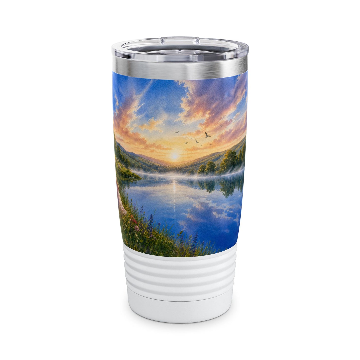 He Leads Me Beside Still Waters 20oz Tumbler for Her - Psalm 23:2
