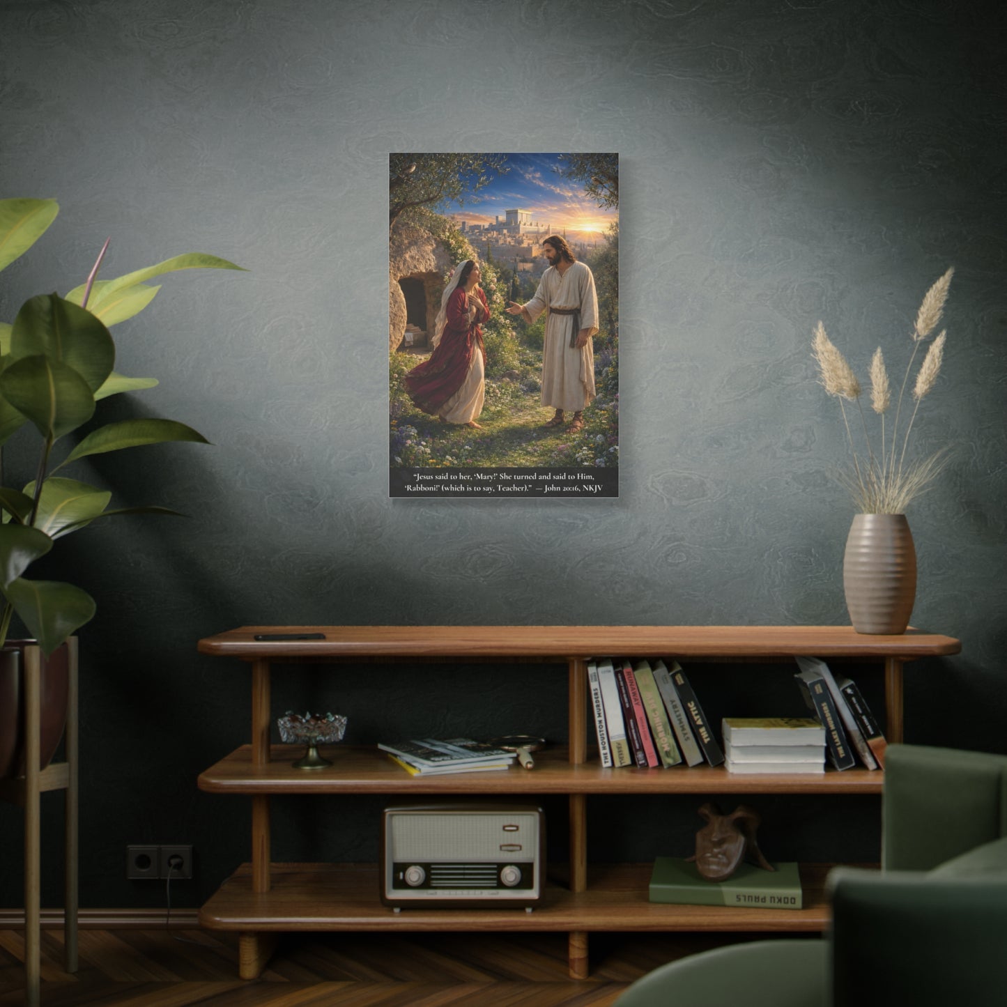 Rabboni — John 20:16 | Vibrant Christian Canvas Wall Art