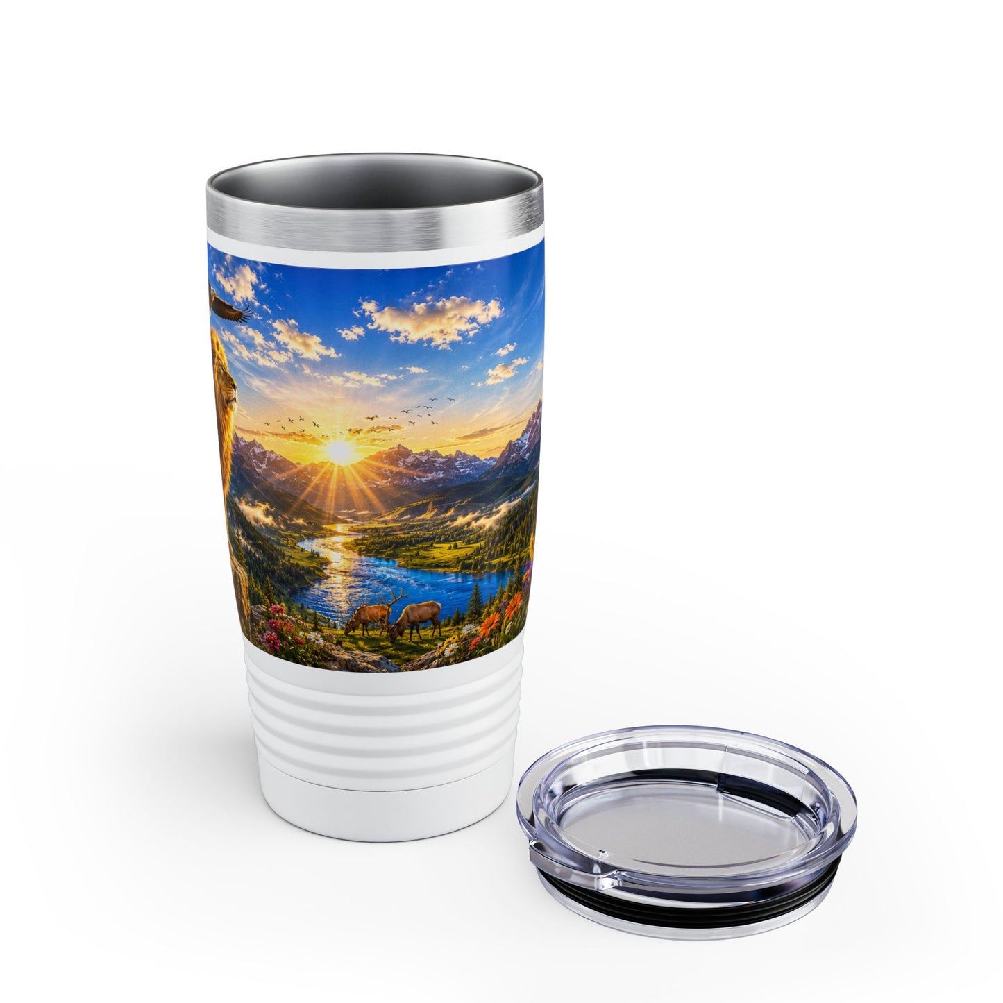 I Can Do All Things Through Christ Tumbler 20oz for Him - Philippians 4:13 Christian Gift