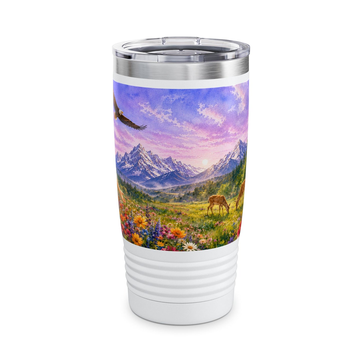 The Lord Rejoices Over You Tumbler 20oz - Zephaniah 3:17 Christian Gift