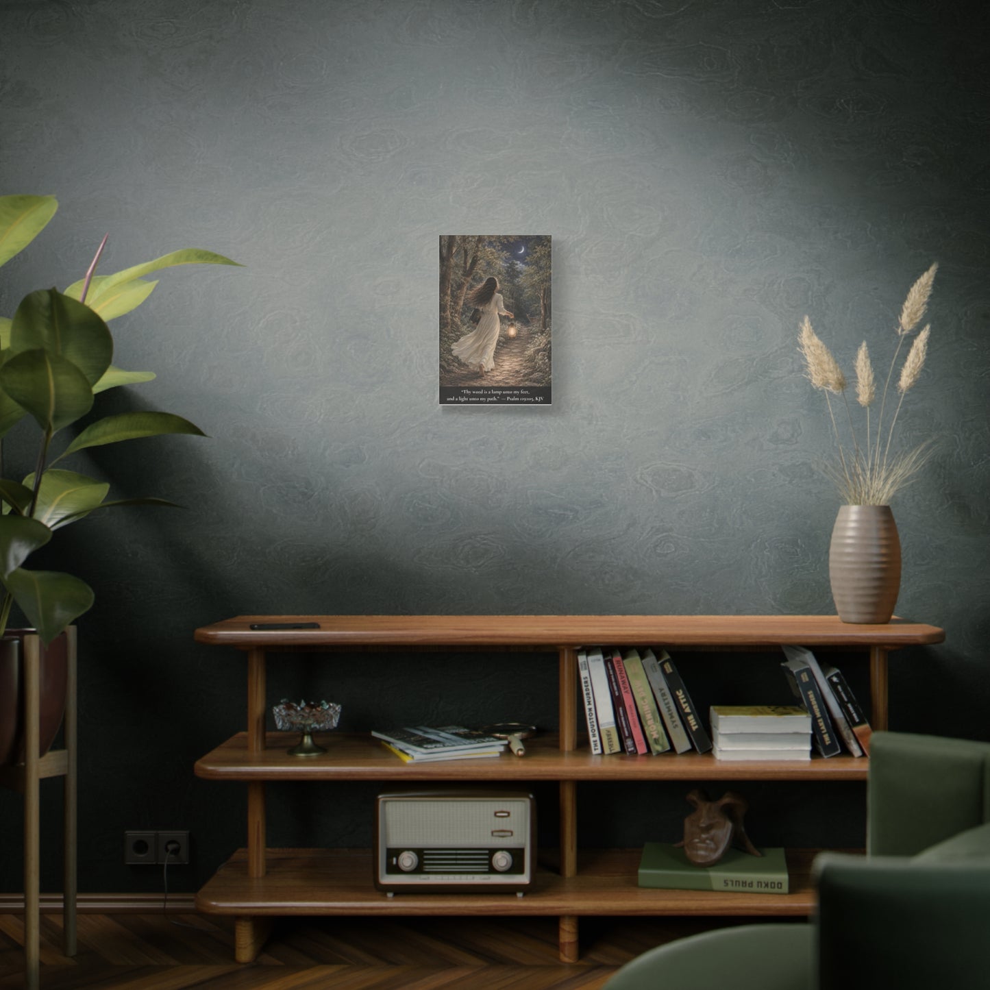 Thy Word Is a Lamp — Psalm 119:105 | Classic Christian Canvas Art