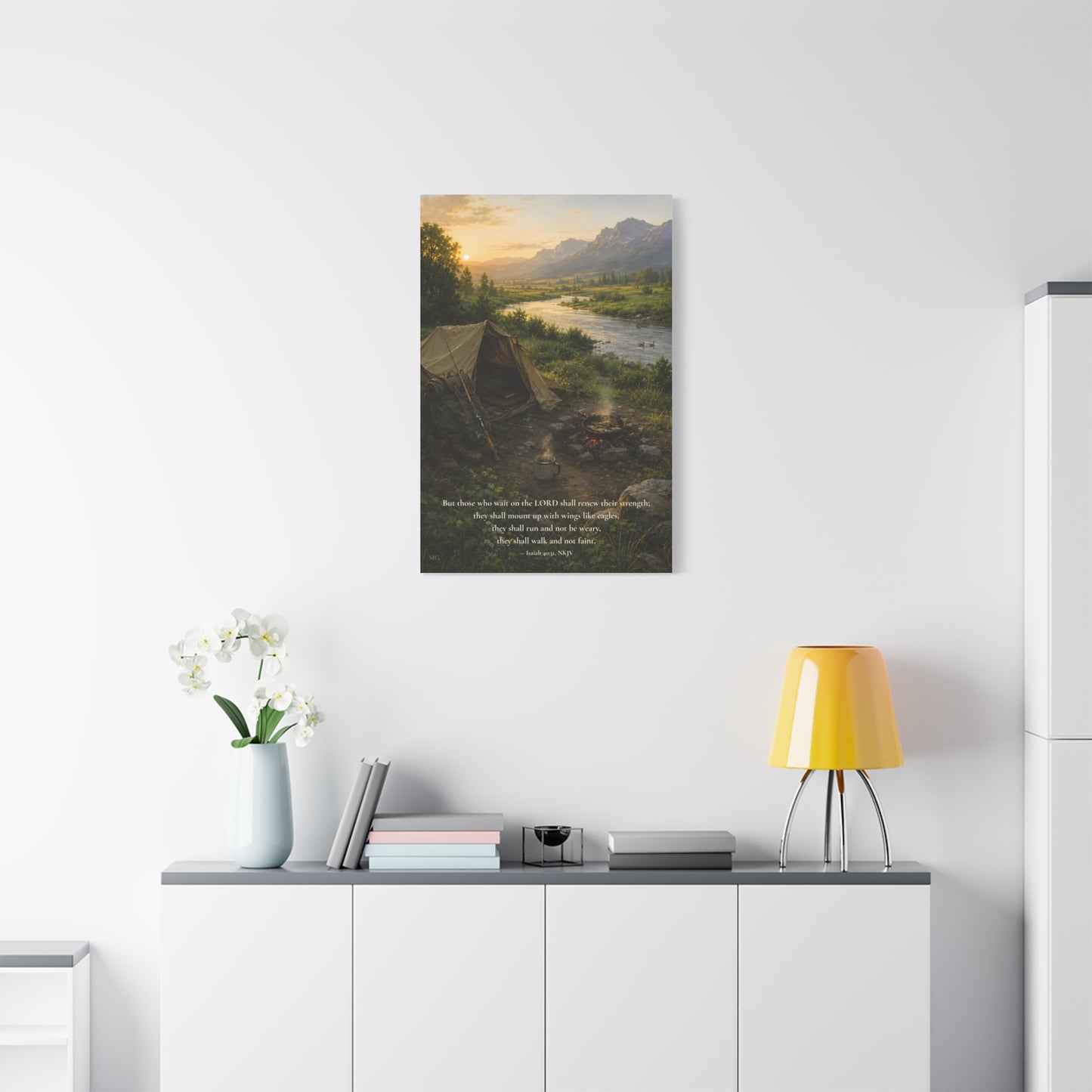 They Shall Renew Their Strength — Isaiah 40:31 | Quiet Grace Canvas Wall Art