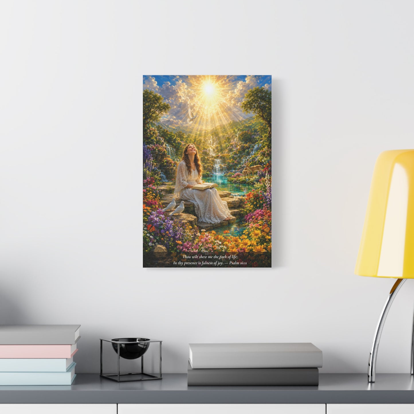 You Fill Me With Joy — Vibrant Canvas Wall Art | Psalm 16:11