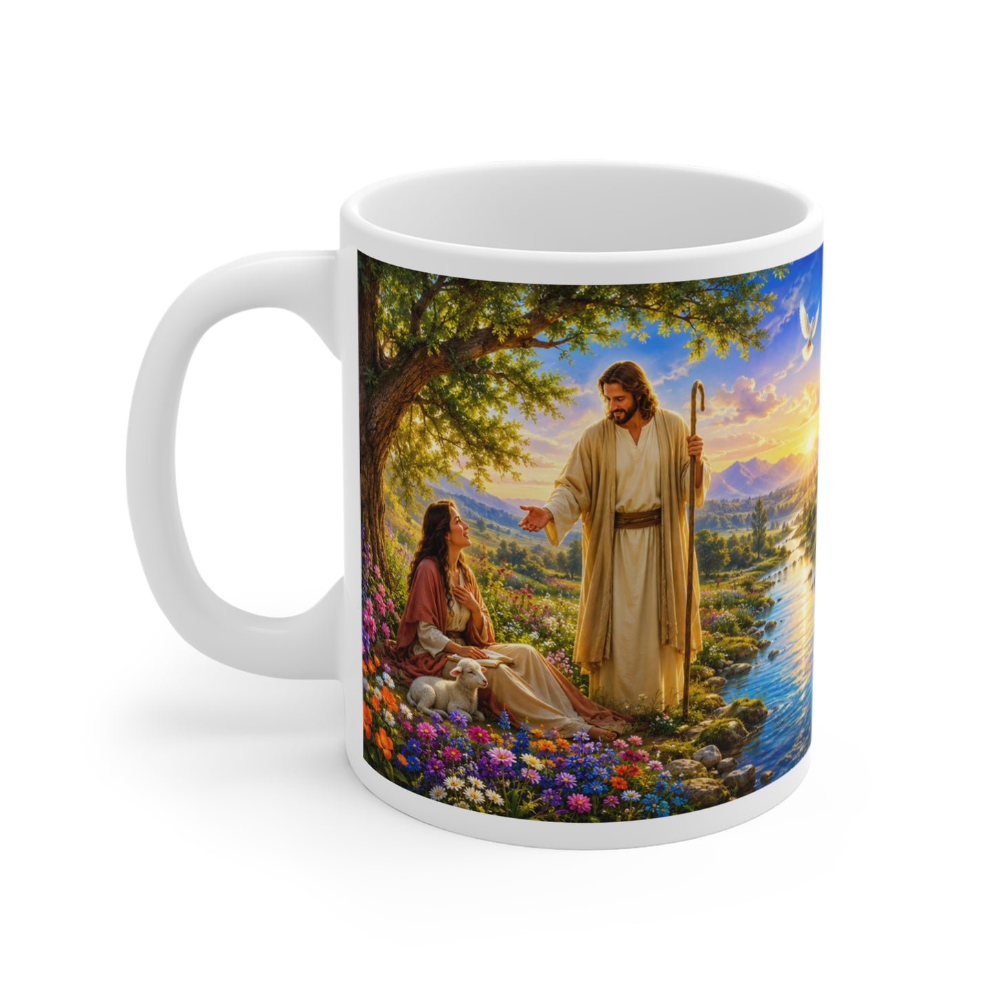 The Lord Is My Shepherd Coffee Mug 11oz - Psalm 23:1 Christian Gift