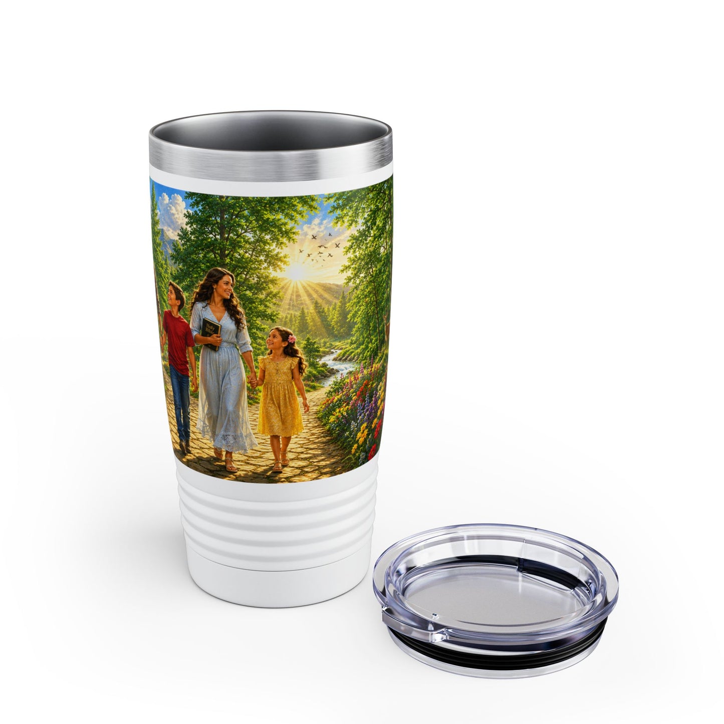 As For Me and My House Tumbler 20oz - Joshua 24:15 Christian Gift
