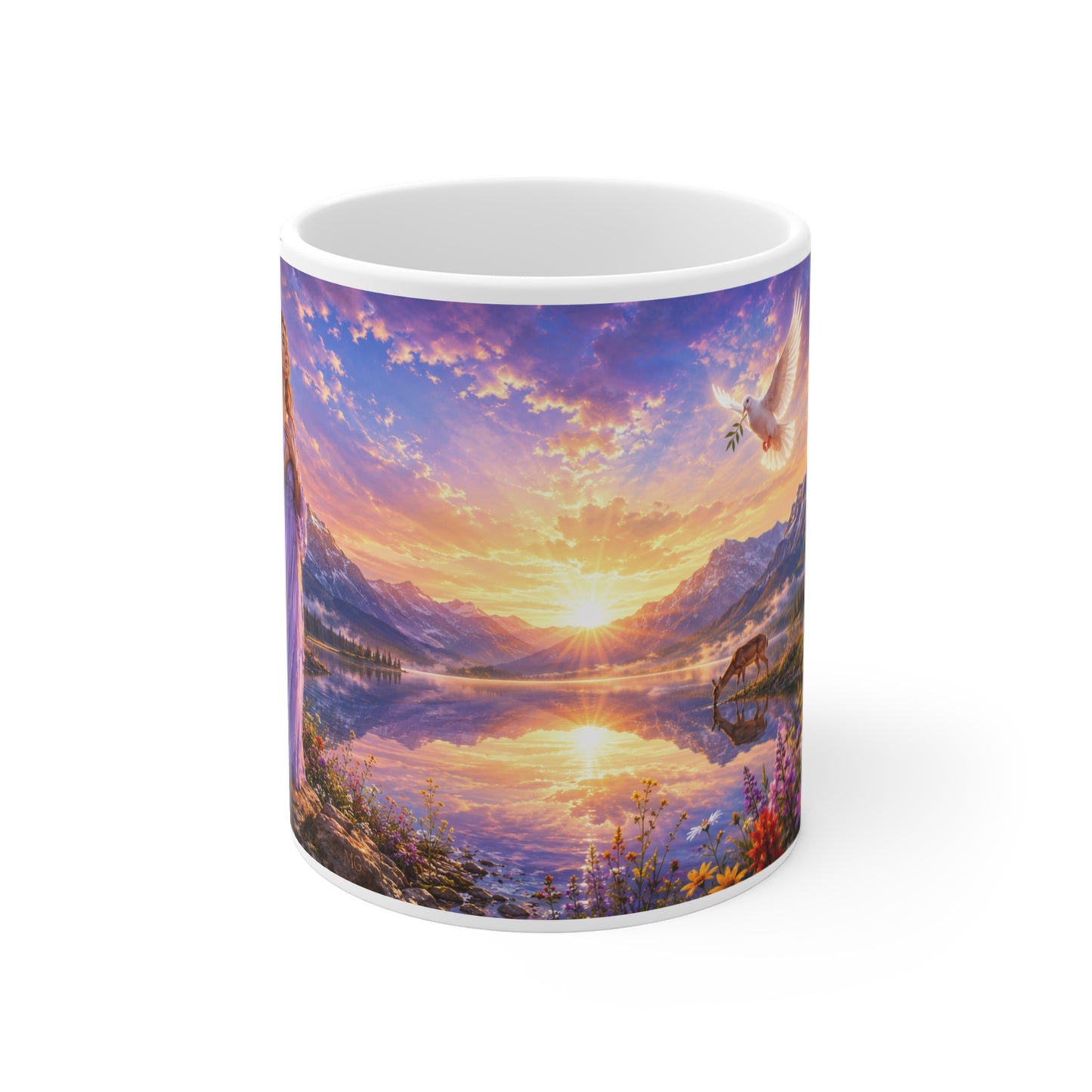 God Is Within Her Mug 11oz - Psalm 46:5 Christian Gift