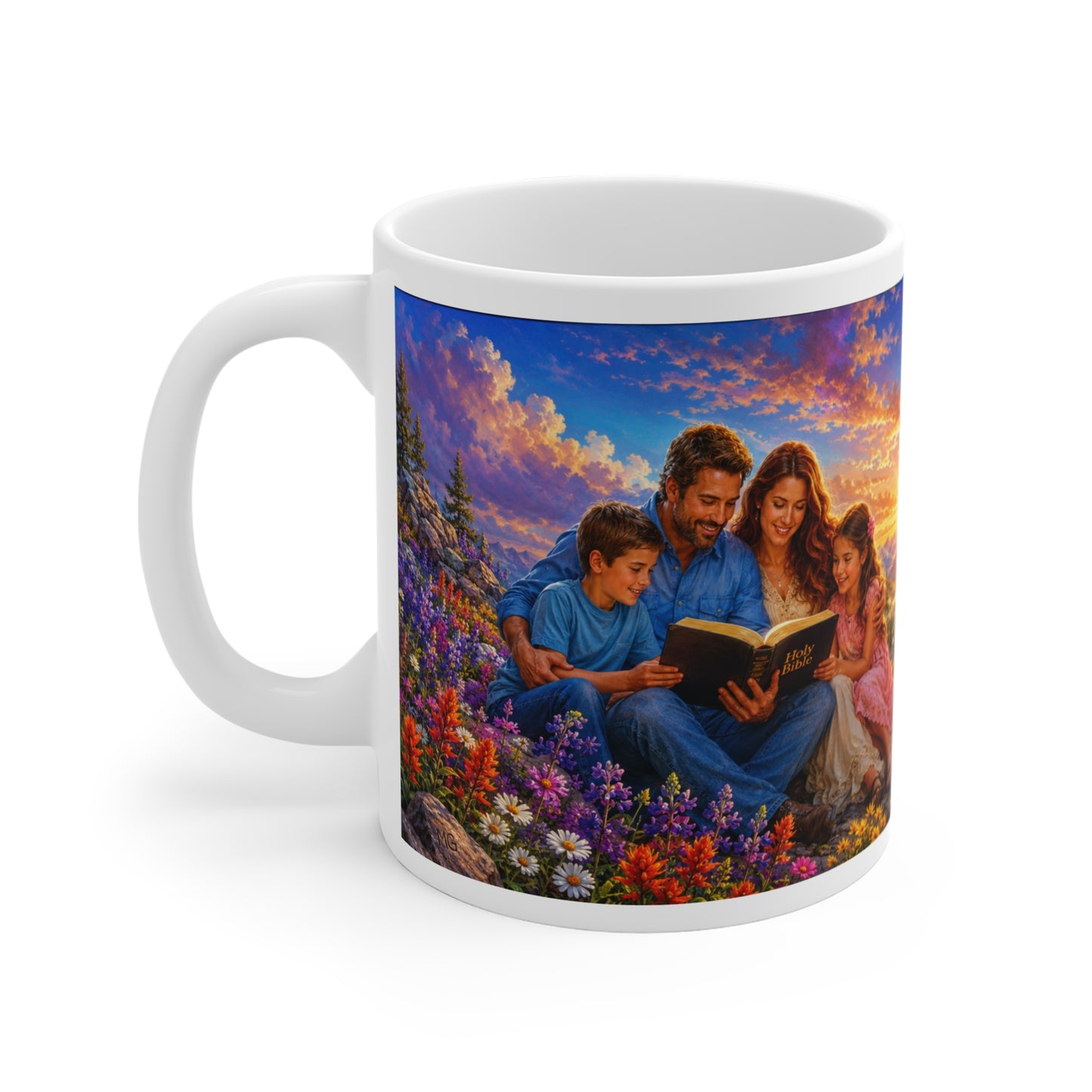 Impress Them on Your Children Coffee Mug 11oz — Deuteronomy 6:6-7 Christian Family Gift