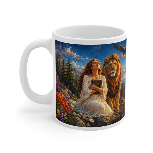 I Can Do All Things Through Christ Coffee Mug 11oz for Her - Philippians 4:13 Christian Gift