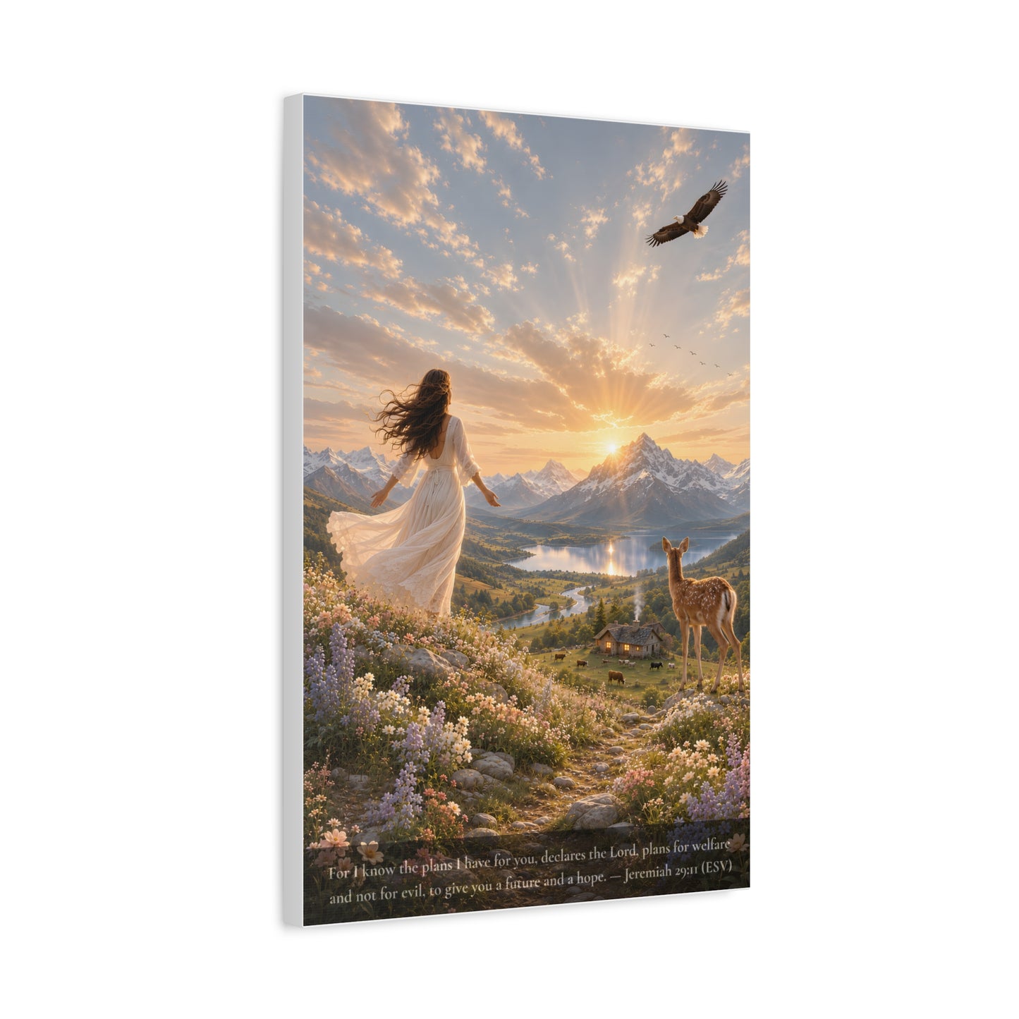 A Future and a Hope — Classic Canvas Wall Art | Jeremiah 29:11