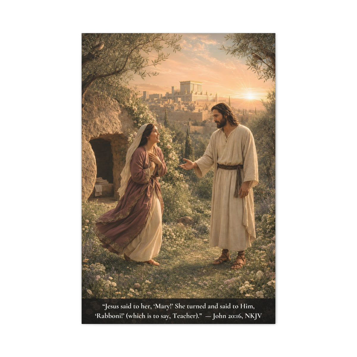 Rabboni — John 20:16 | Classic Christian Canvas Art