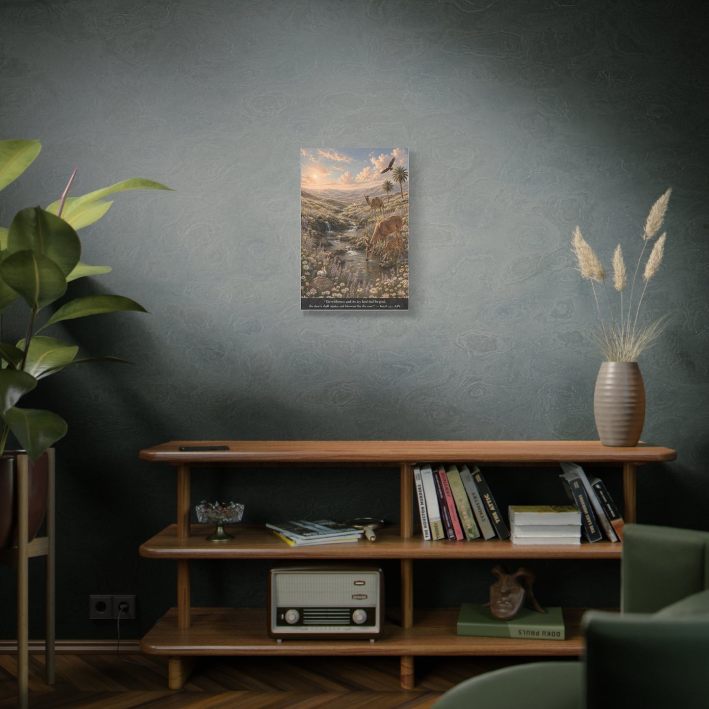 The Desert Shall Rejoice — Classic Canvas Wall Art | Isaiah 35:1