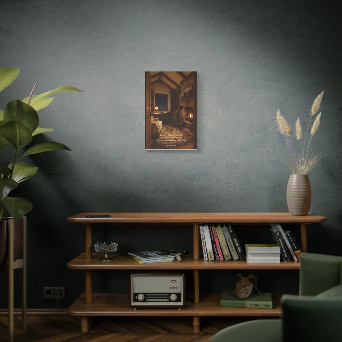 I Go To Prepare A Place For You — John 14:1–3 | Quiet Grace Canvas Wall Art