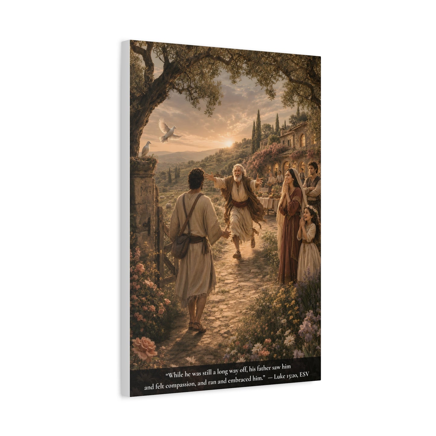 The Prodigal Son — Luke 15:11-32 | Classic Christian Canvas Art