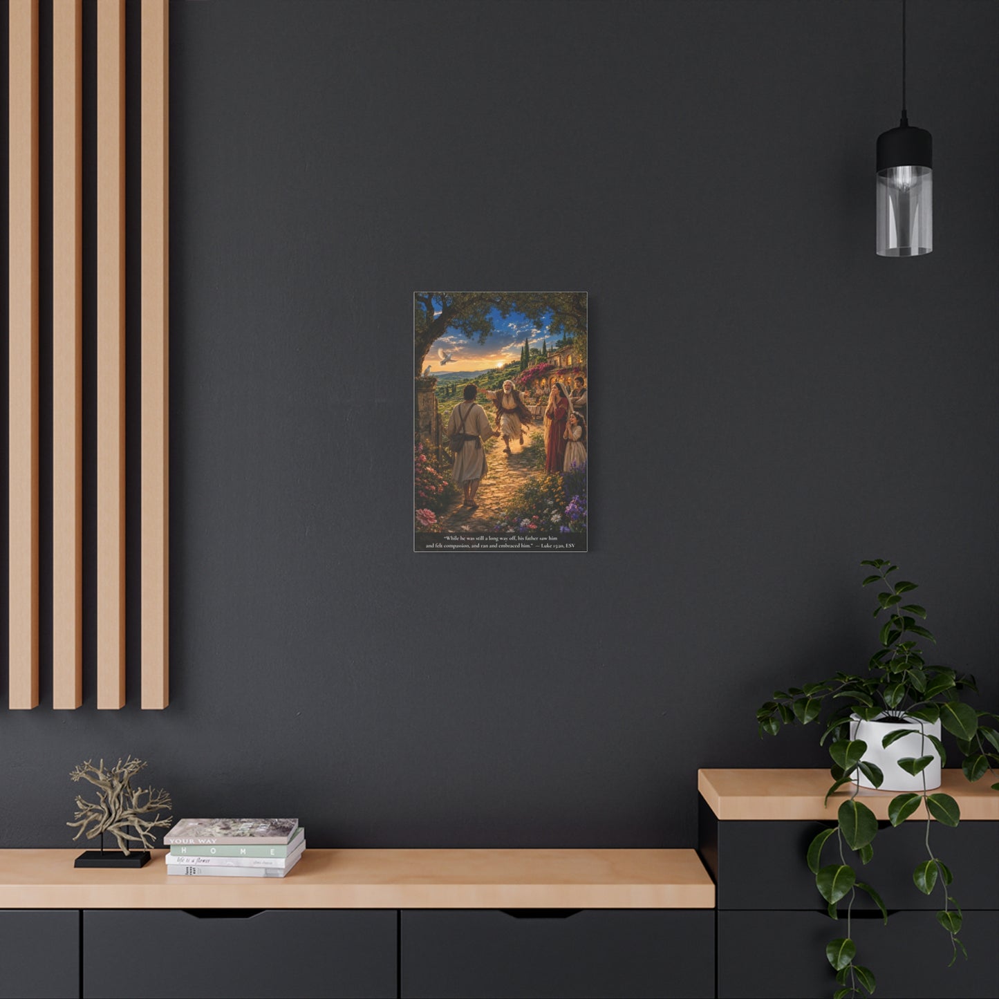 The Prodigal Son — Luke 15:11-32 | Vibrant Christian Canvas Wall Art