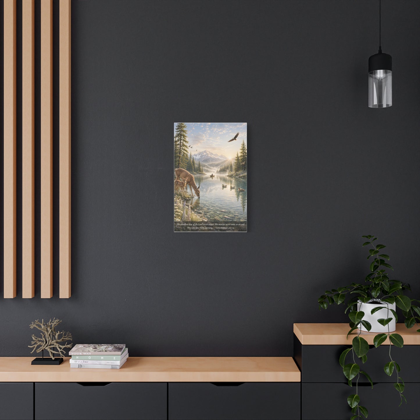 New Every Morning — Classic Canvas Wall Art | Lamentations 3:22-23