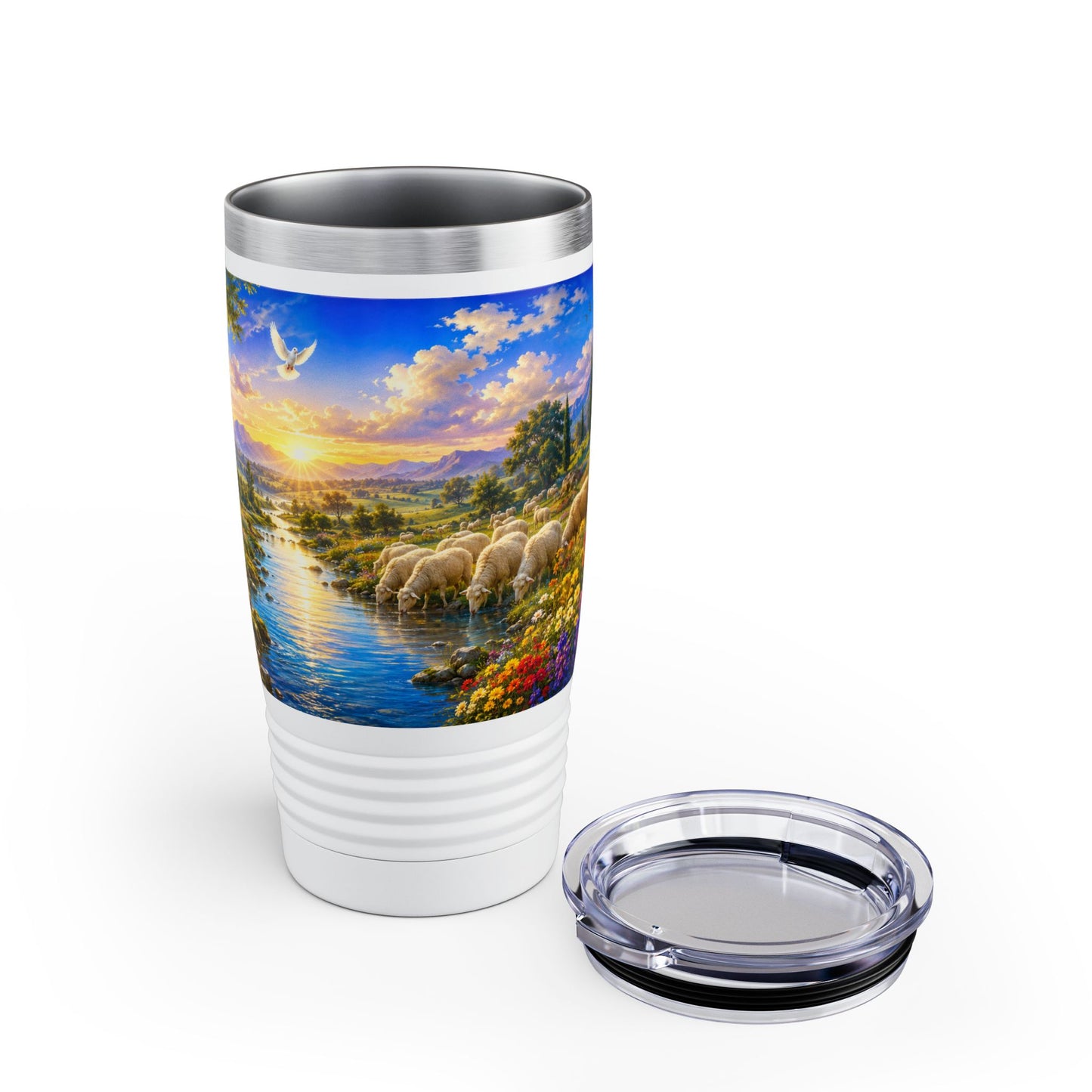 The Lord Is My Shepherd Tumbler 20oz - Psalm 23:1 Christian Gift