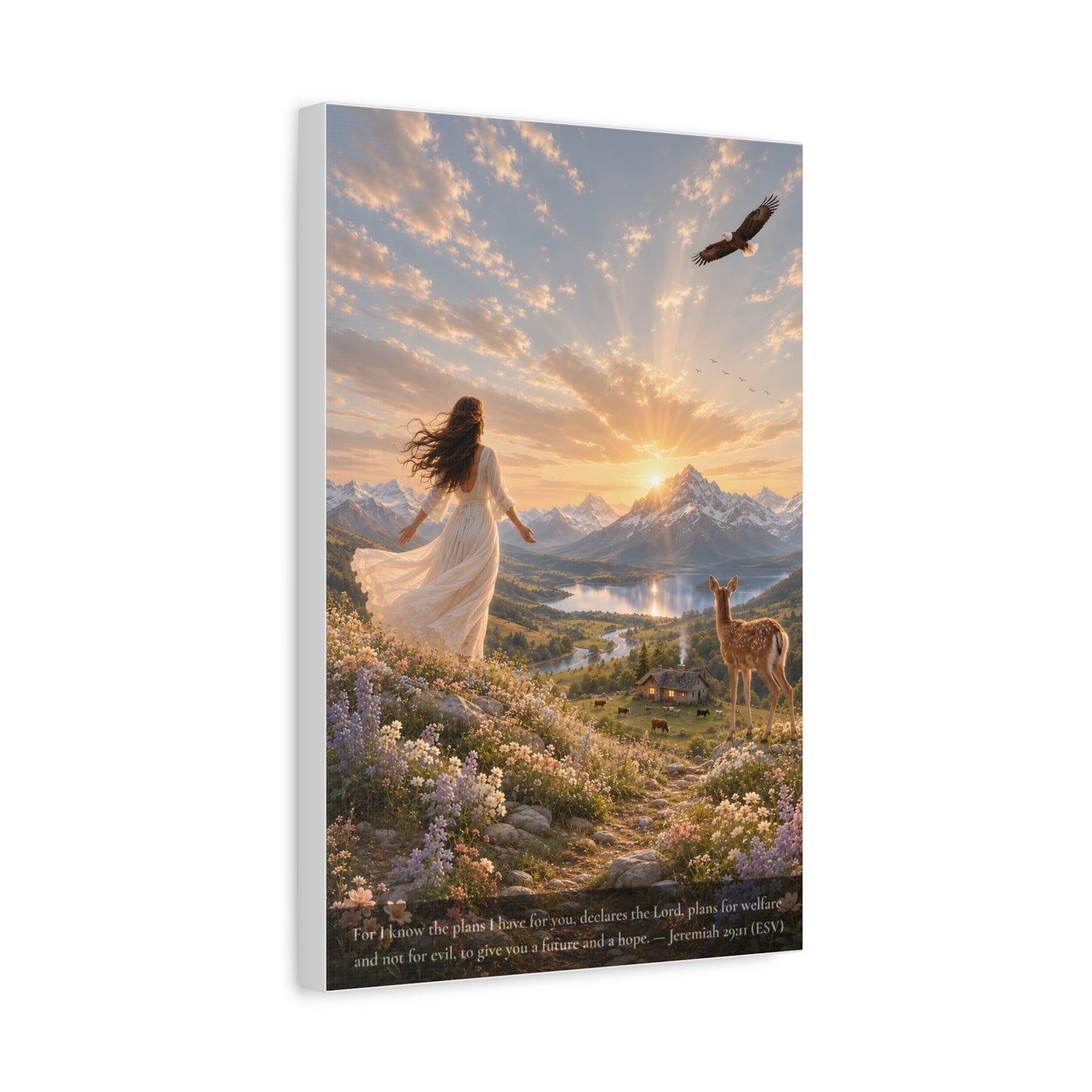 A Future and a Hope — Classic Canvas Wall Art | Jeremiah 29:11
