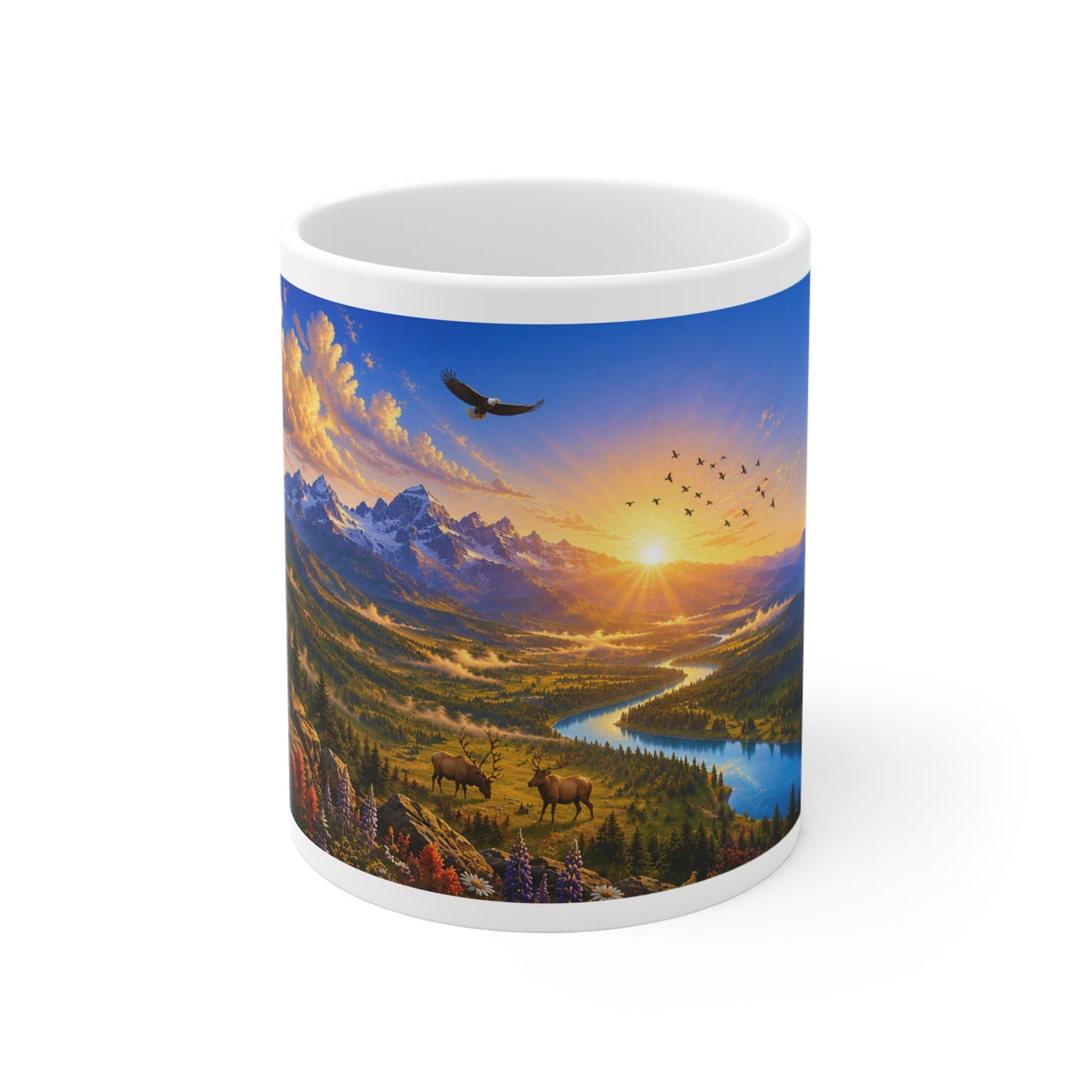 Iron Sharpens Iron Coffee Mug 11oz for Him - Proverbs 27:17 Christian Gift