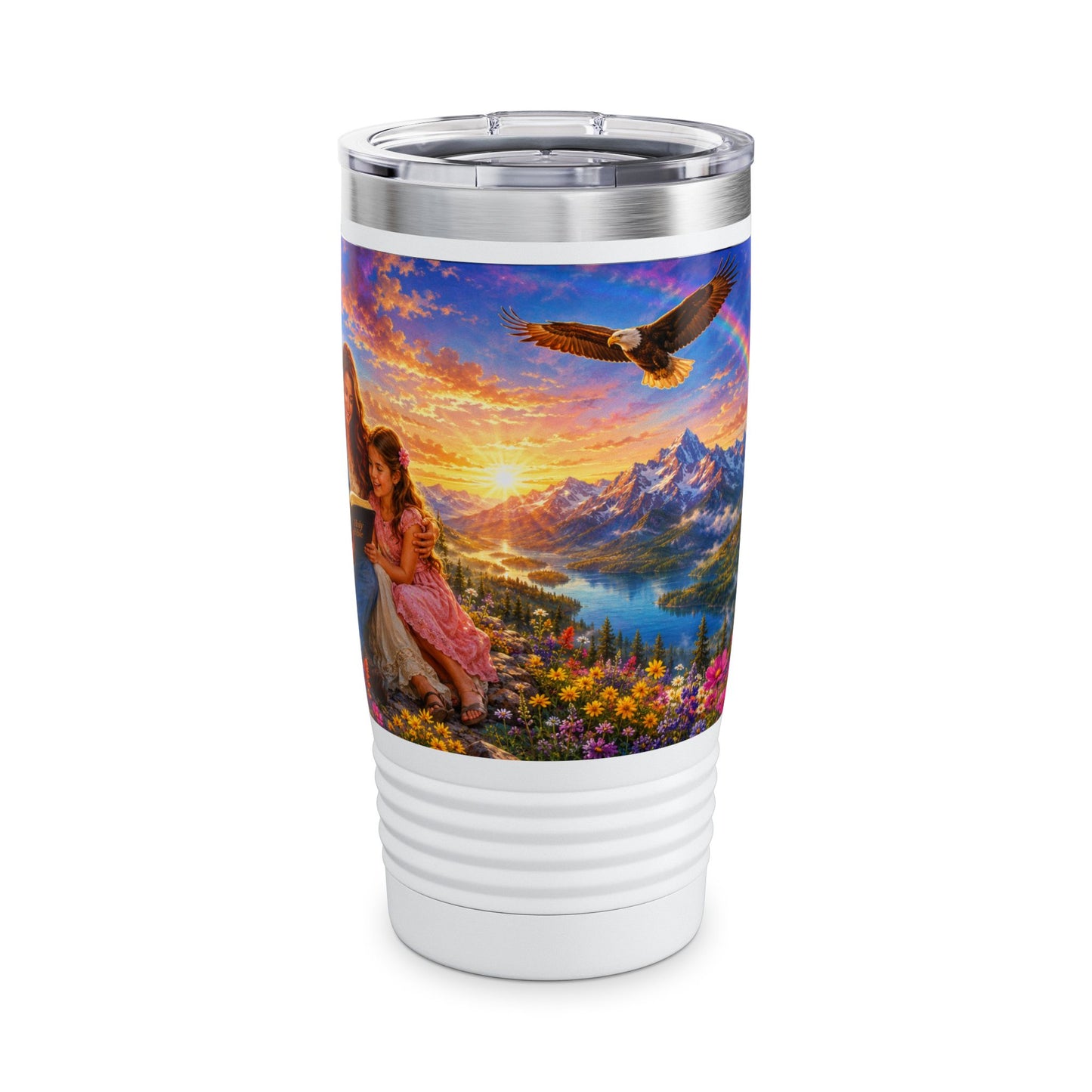 Impress Them on Your Children Tumbler 20oz — Deuteronomy 6:6-7 Christian Family Gift