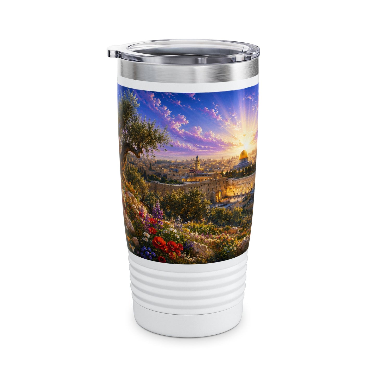 Pray for the Peace of Jerusalem Tumbler 20oz — Psalm 122:6 Christian Gift