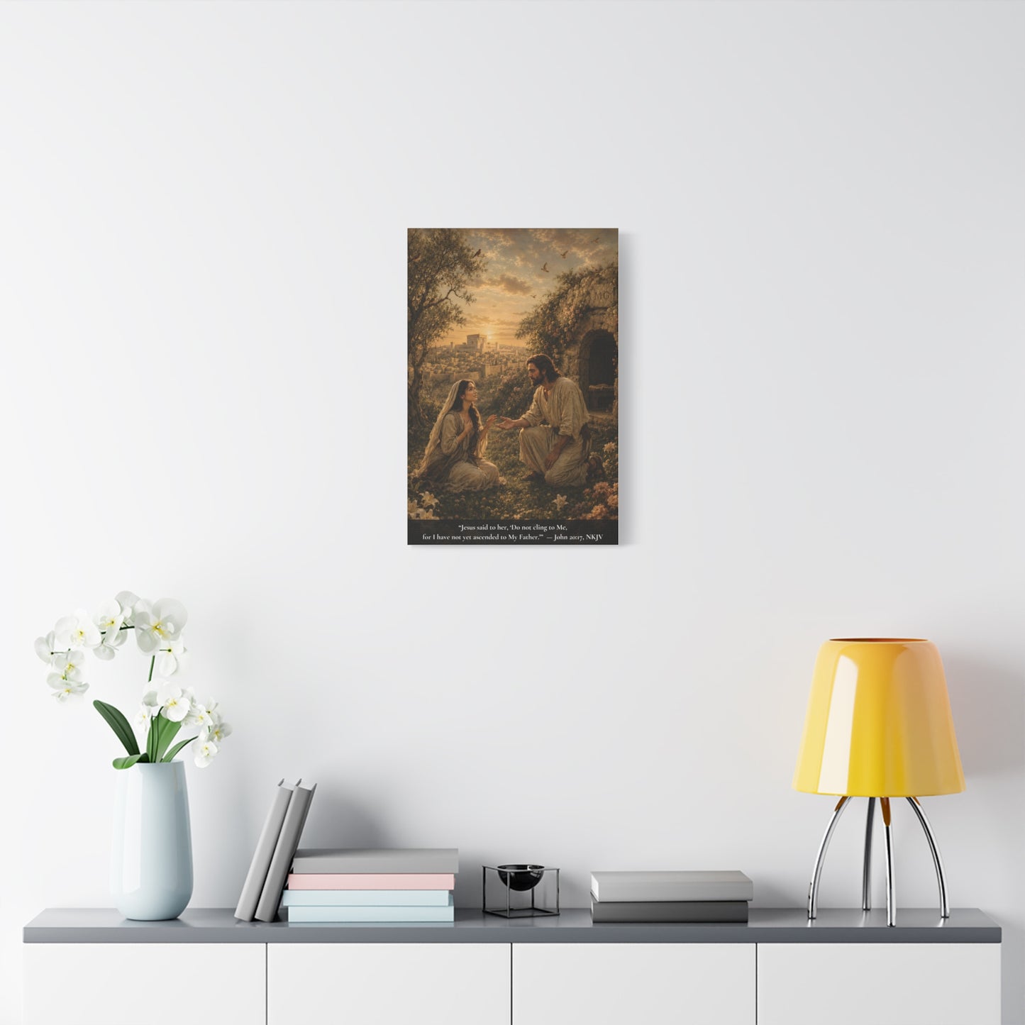The Garden Meeting — John 20:17 | Classic Christian Canvas Art