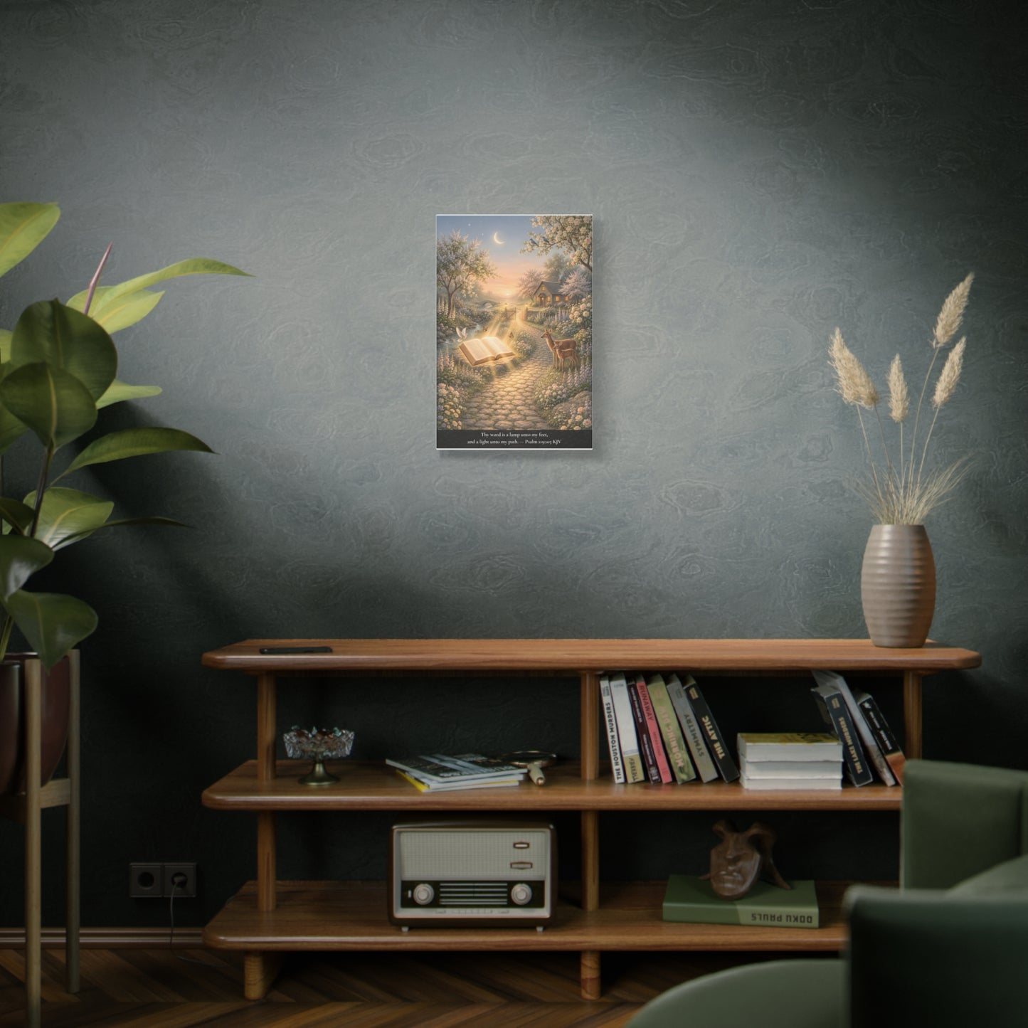 Thy Word Is a Lamp — Psalm 119:105 | Classic Christian Canvas Art