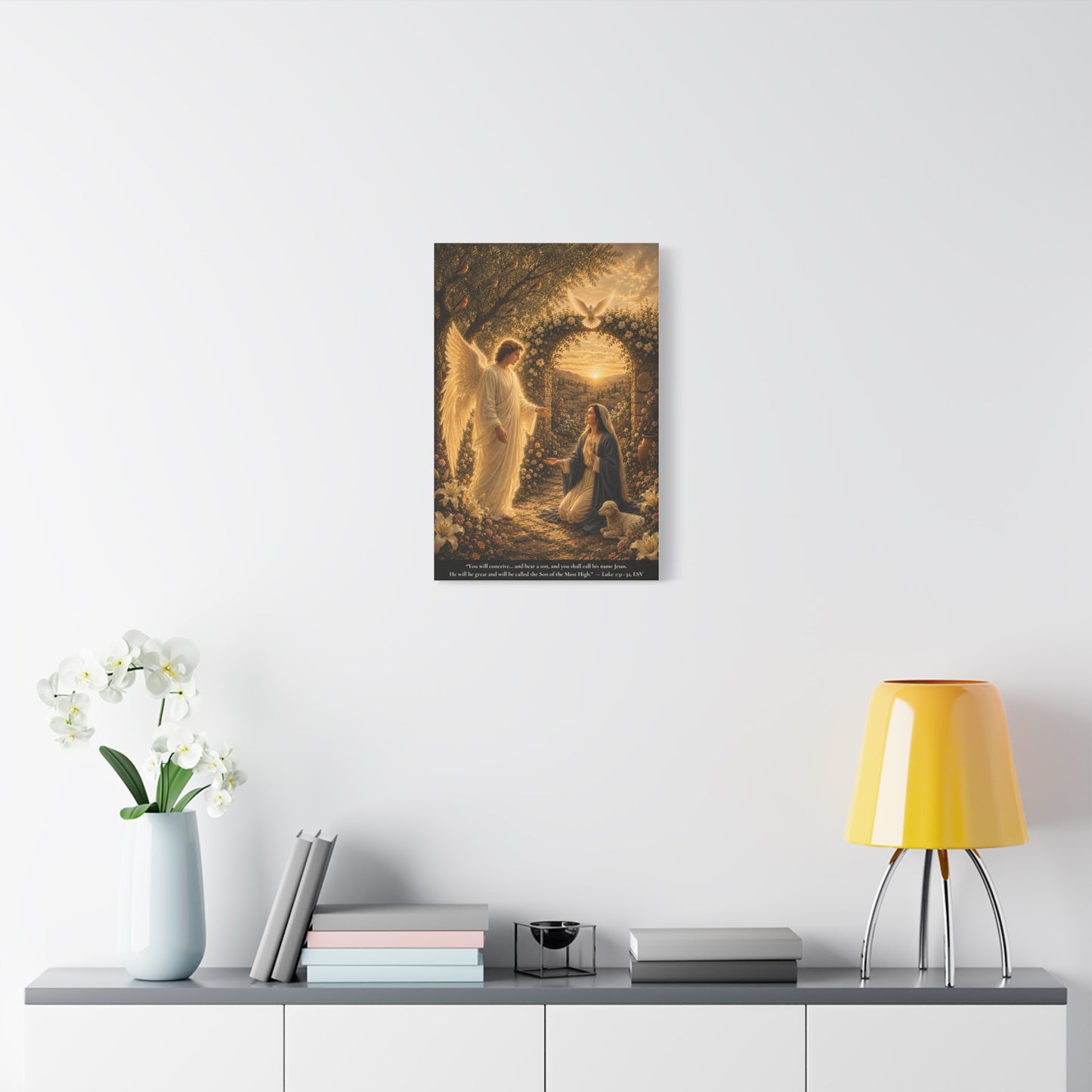 The Annunciation — Luke 1:28-38 |  Classic Christian Canvas Art