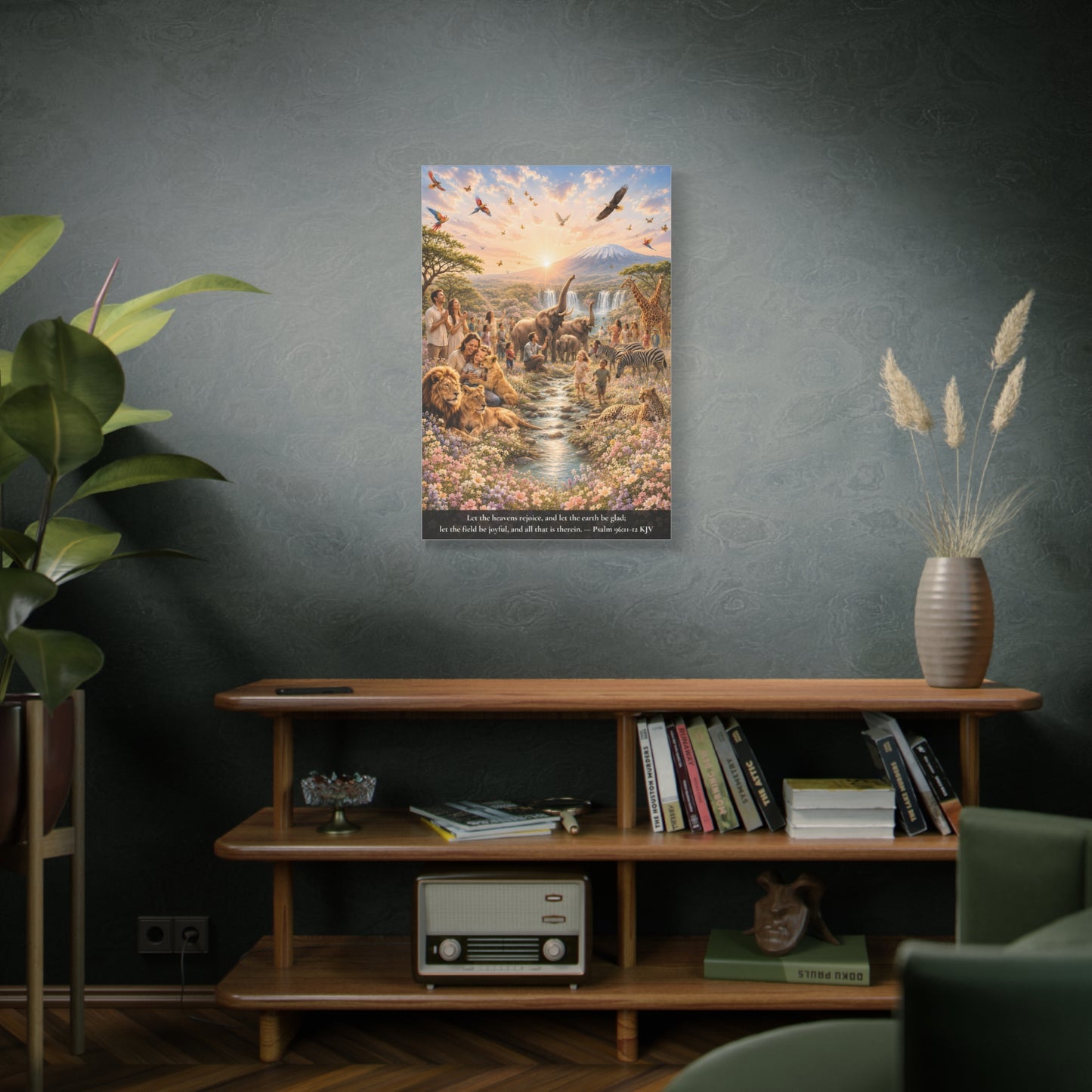 Let the Heavens Rejoice — Psalm 96:11-12 | Classic Christian Canvas Art