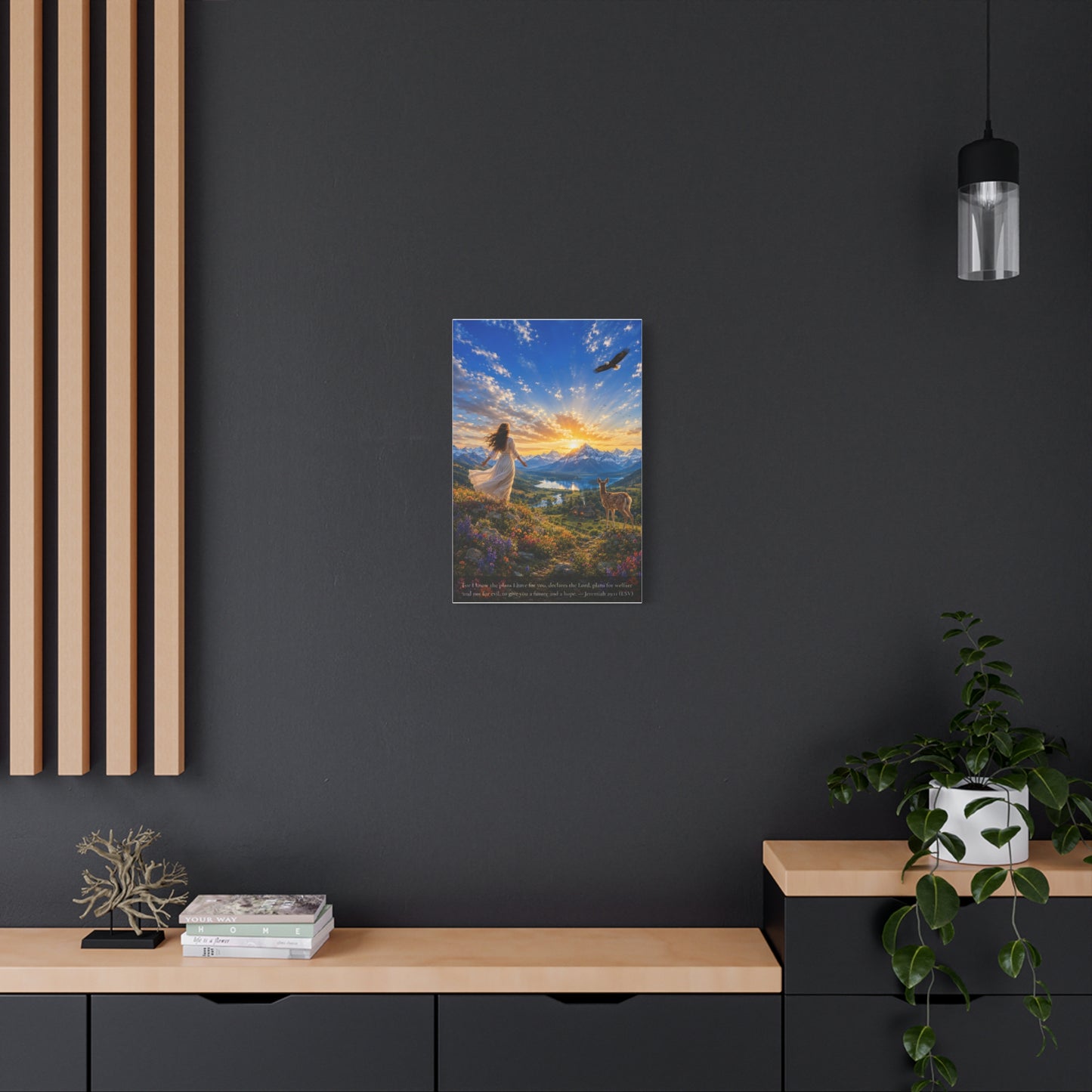 A Future and a Hope — Vibrant Canvas Wall Art | Jeremiah 29:11