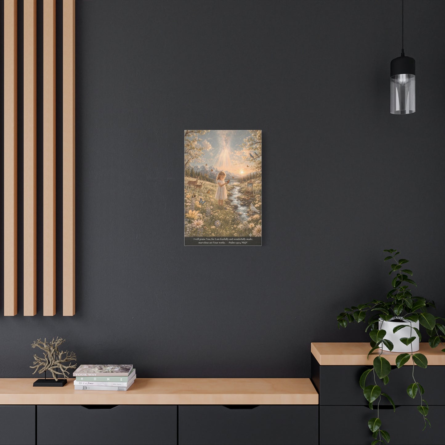 Fearfully and Wonderfully Made — Psalm 139:14 | Classic Christian Canvas Art