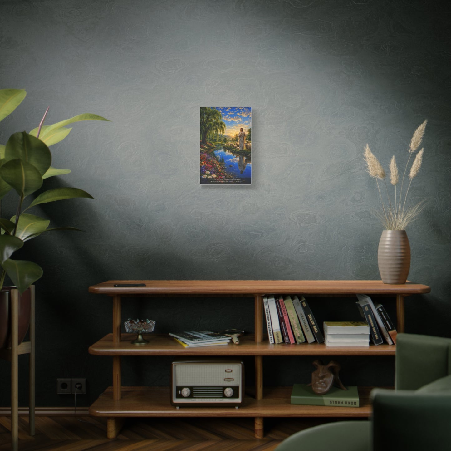 The Lord Is My Shepherd — Vibrant Canvas Wall Art | Psalm 23:1-2