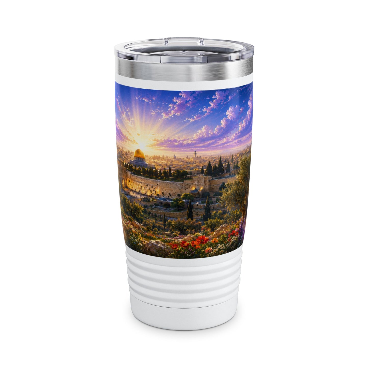 Pray for the Peace of Jerusalem Tumbler 20oz — Psalm 122:6 Christian Gift