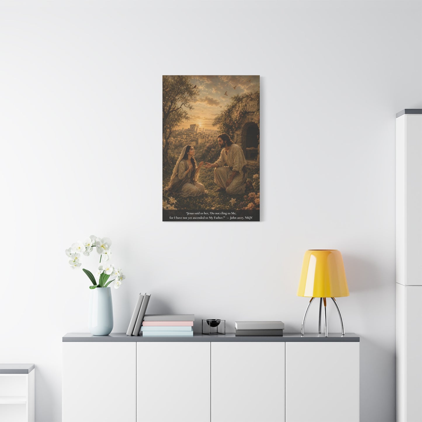 The Garden Meeting — John 20:17 | Classic Christian Canvas Art