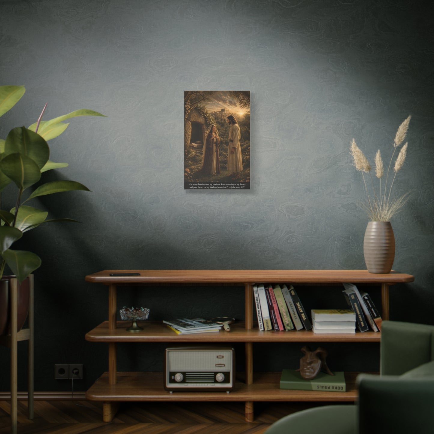 He Called Her Name — John 20:16 | Classic Christian Canvas Art