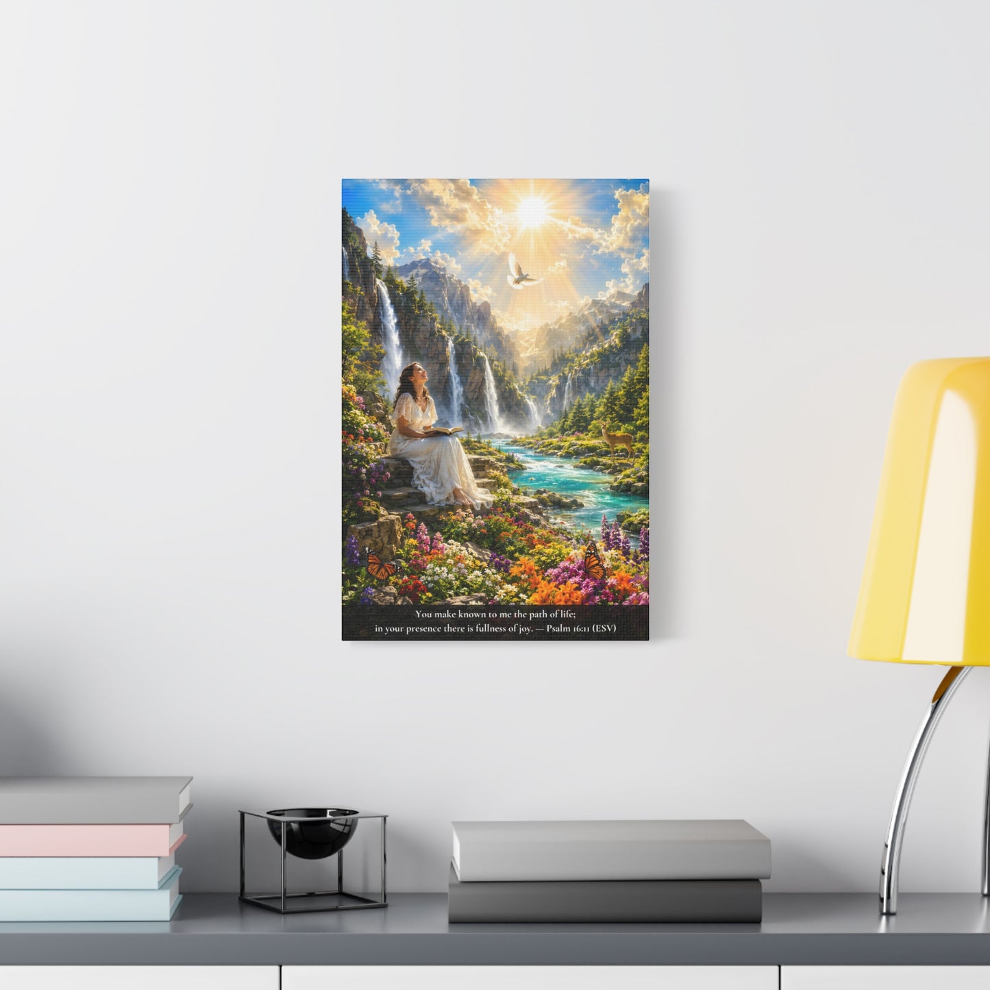 You Fill Me With Joy — Vibrant Canvas Wall Art | Psalm 16:11
