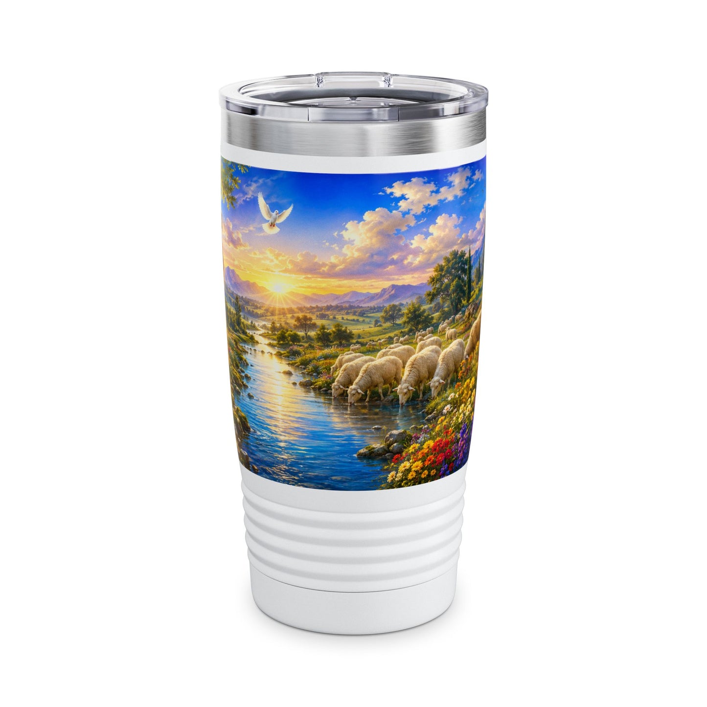 The Lord Is My Shepherd Tumbler 20oz - Psalm 23:1 Christian Gift