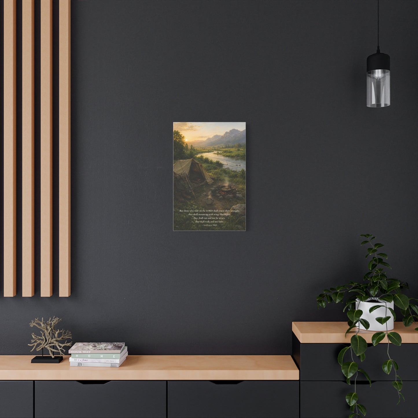 They Shall Renew Their Strength — Isaiah 40:31 | Quiet Grace Canvas Wall Art