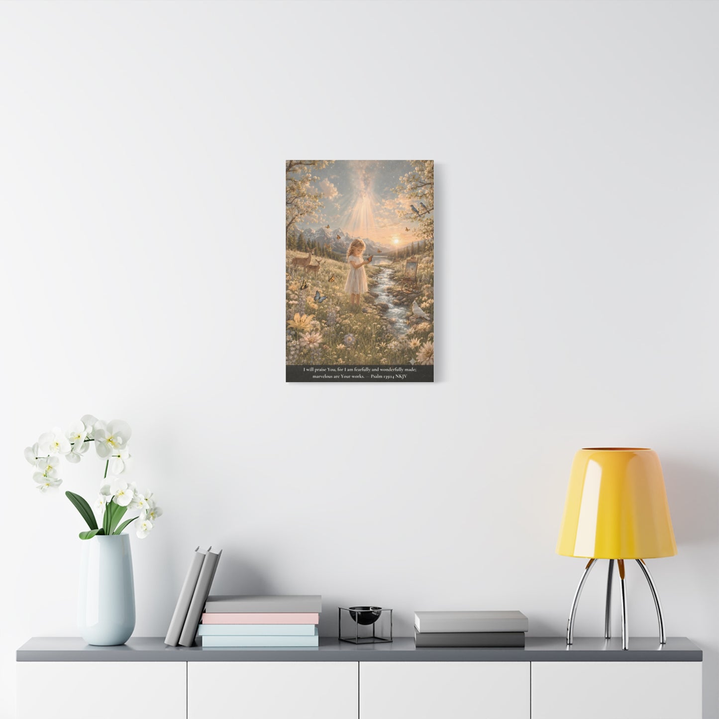 Fearfully and Wonderfully Made — Psalm 139:14 | Classic Christian Canvas Art