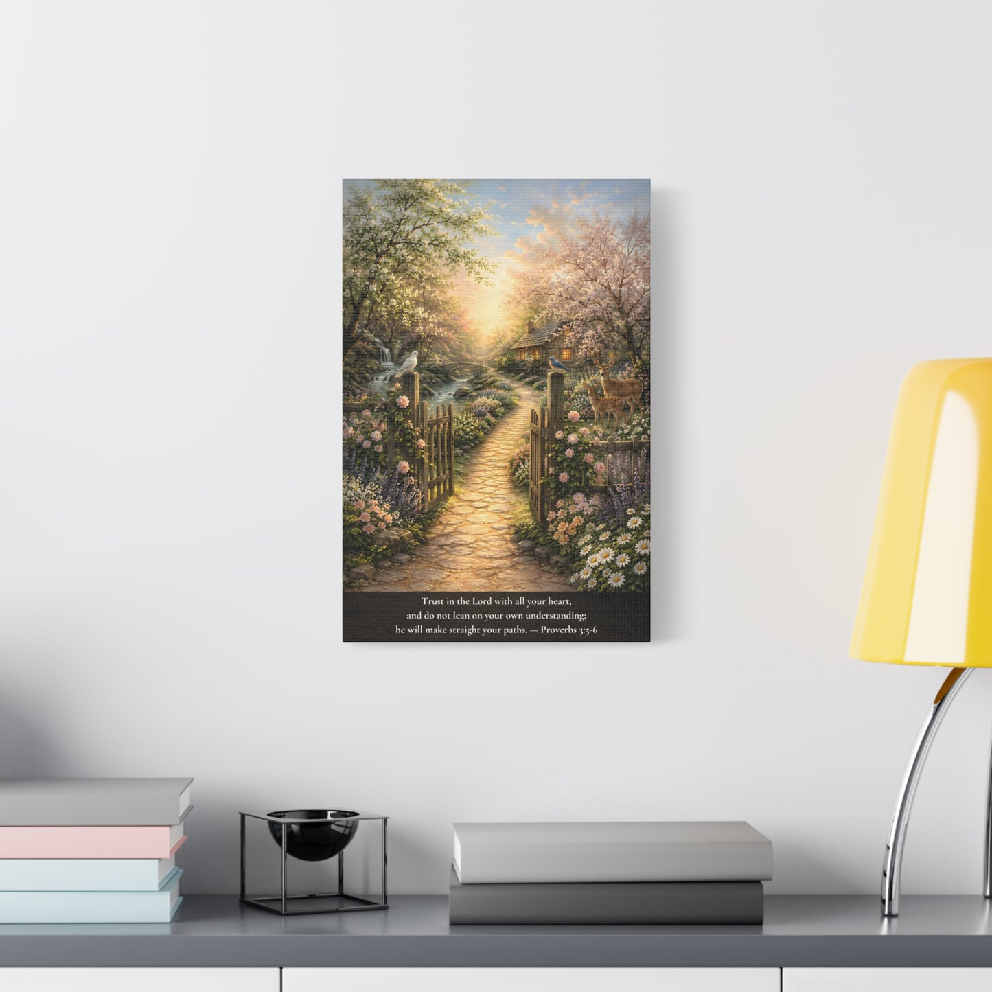 Trust in the Lord — Proverbs 3:5-6 — Classic Edition — Christian Canvas Wall Art
