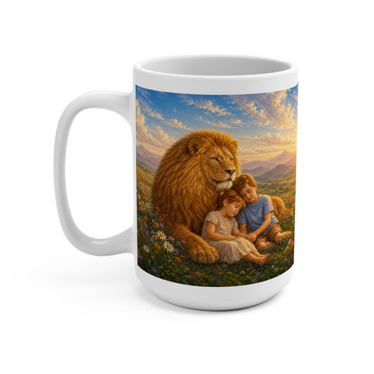 Be Strong and Courageous Coffee Mug 15oz - Joshua 1:9 Christian Gift