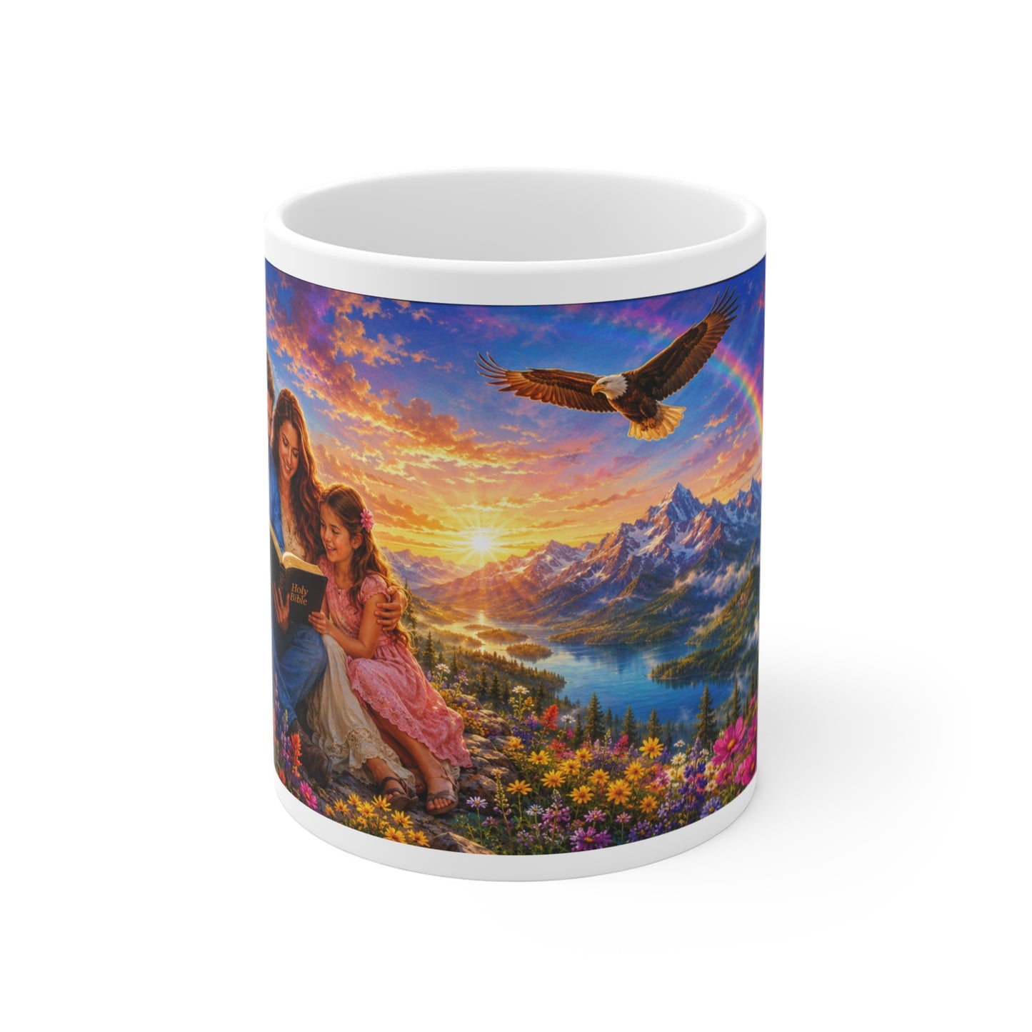 Impress Them on Your Children Coffee Mug 11oz — Deuteronomy 6:6-7 Christian Family Gift