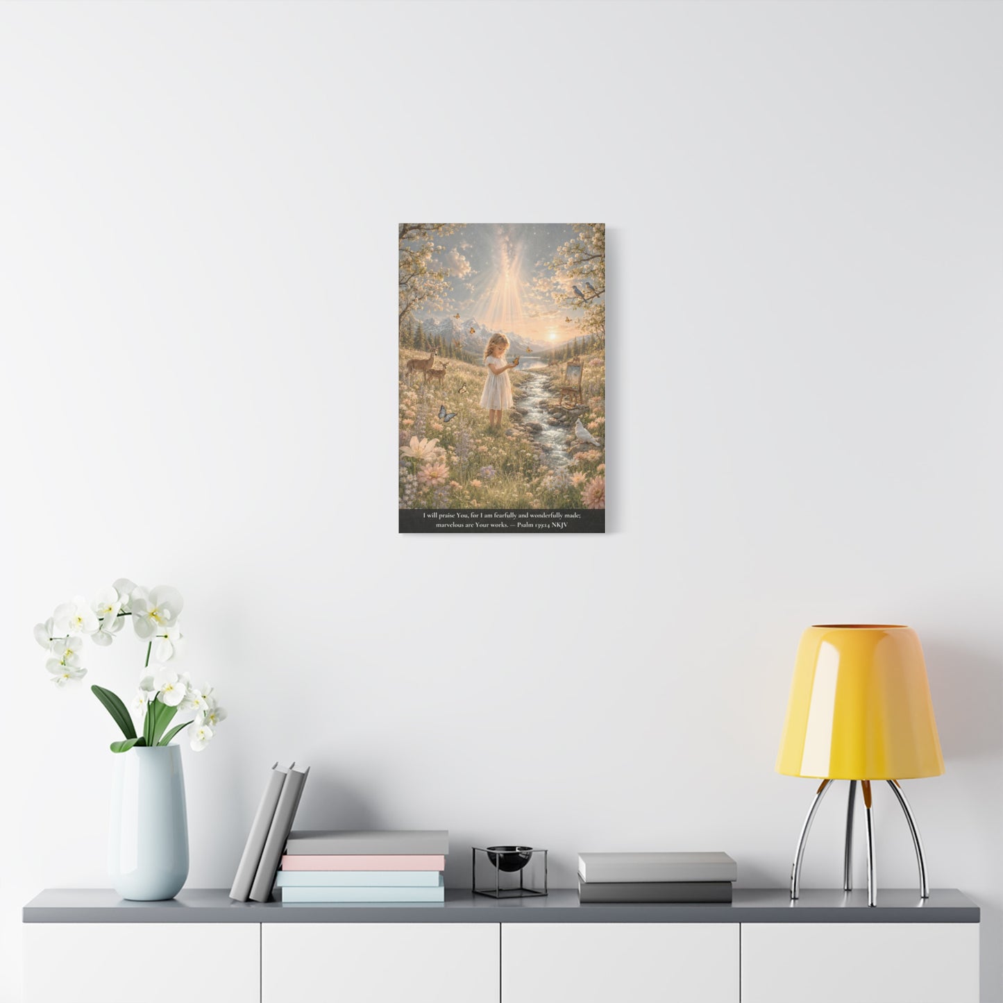 Fearfully and Wonderfully Made — Psalm 139:14 | Classic Christian Canvas Art