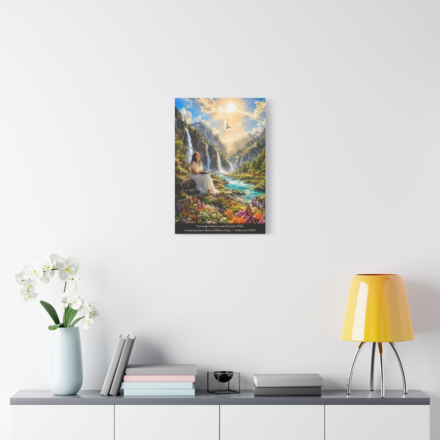 You Fill Me With Joy — Vibrant Canvas Wall Art | Psalm 16:11