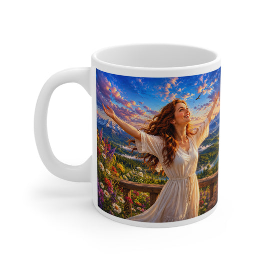 This Is the Day the LORD Has Made Coffee Mug 11oz — Psalm 118:24 Christian Gift for Women